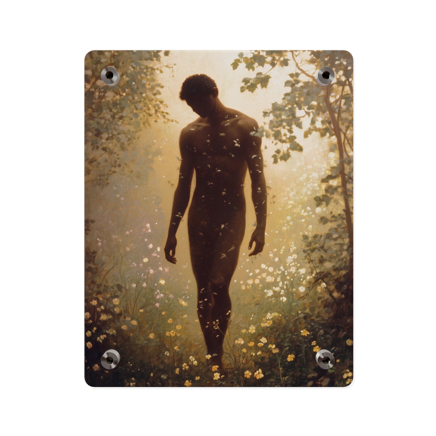 Saint Adam Wall Art Panel - Ready to Hang Acrylic Print - Catholic Saint Art - Patron Saint Print - No Frame needed