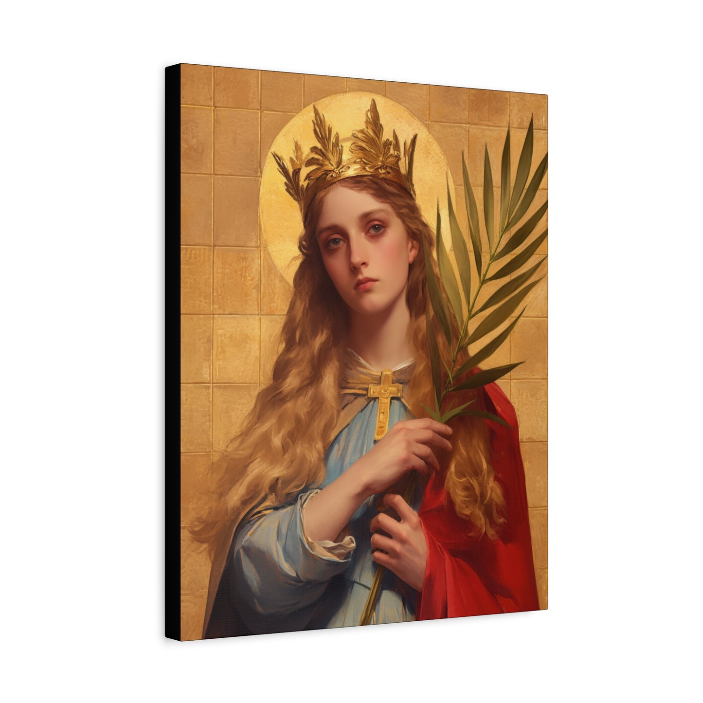 Saint Agrippina - Gallery Wrapped Canvas - Print - Religious Art for your Home - Catholic Art