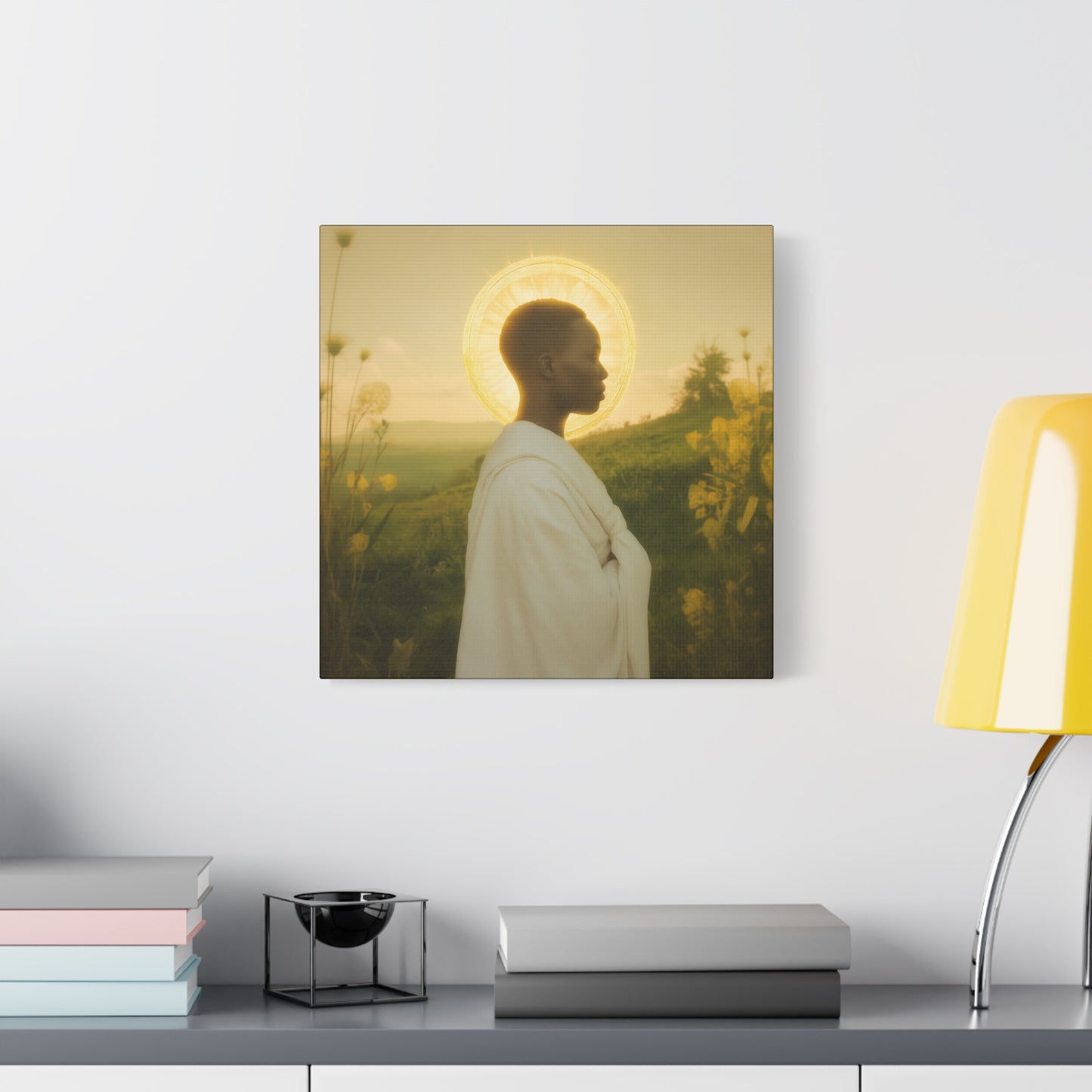 Saint Charles Lwanga -  Museum Wrapped Canvas - Sanctified Souls Print - Religious Art for your Home - Catholic Patron Saint Art