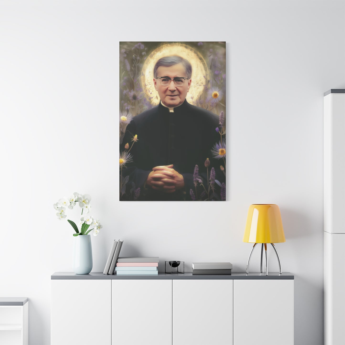Saint Josemaría Escrivá - Museum Wrapped Canvas - Print - Religious Art for your Home - Christian print