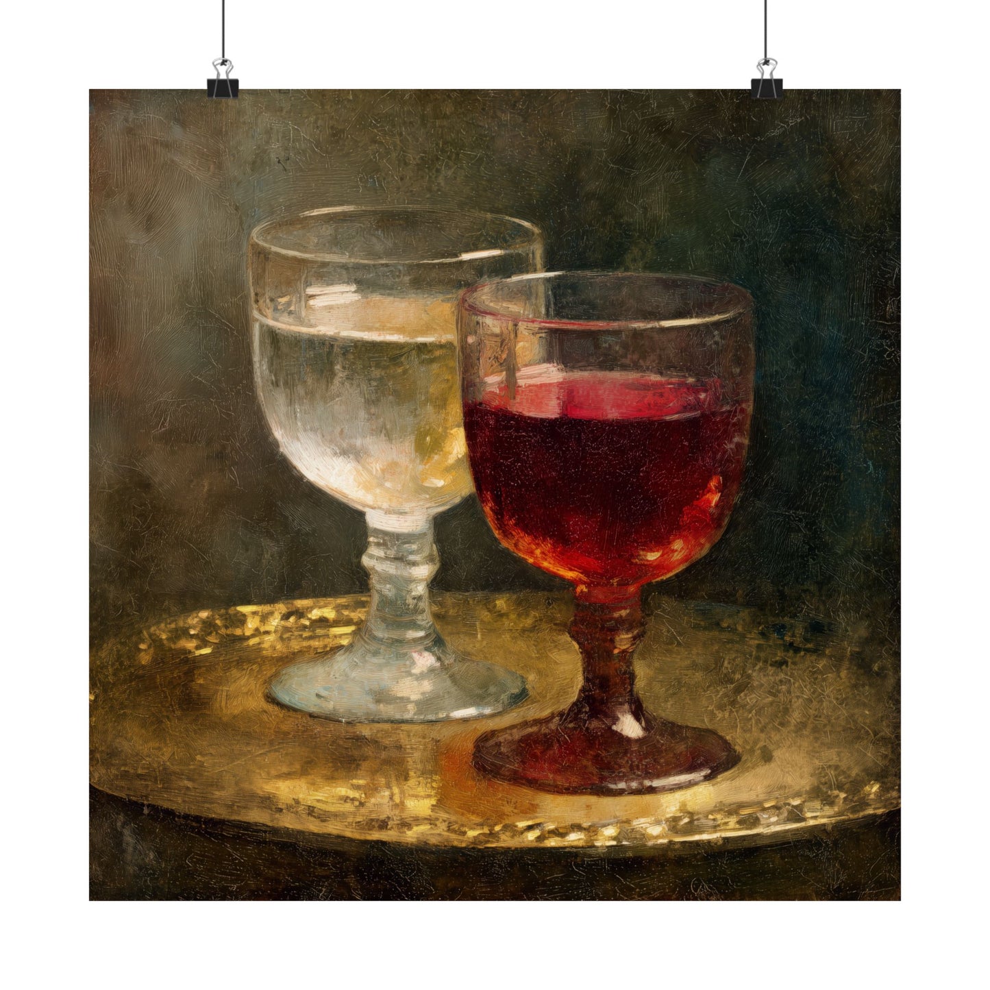 Cana and the Miracle of Abundance - Water into Wine - Sanctified Souls Print - Multiple Sizes - Premium Matte Vertical Posters