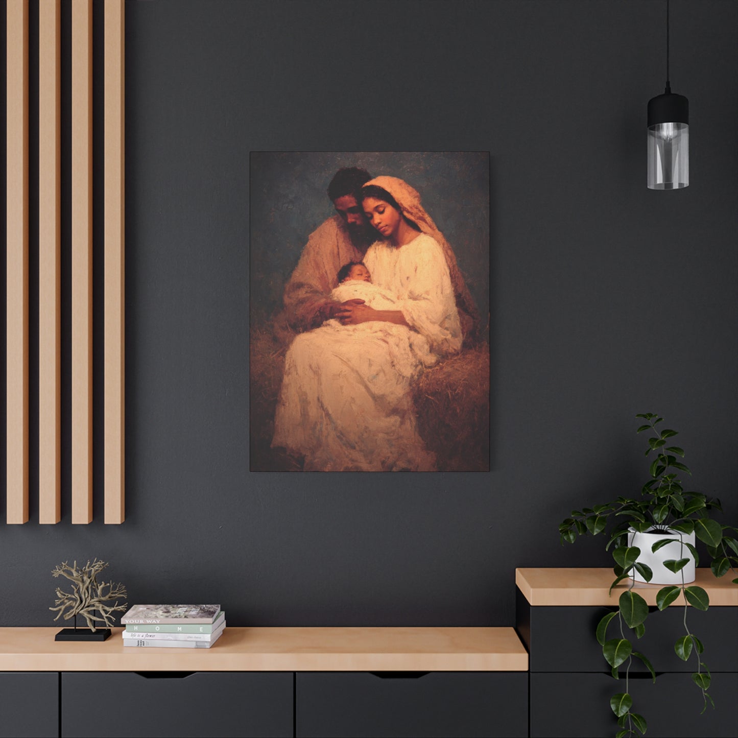 Love Made Visible in the Holy Family - Gallery Wrapped Canvas - Print - Religious Art for your Home - Catholic
