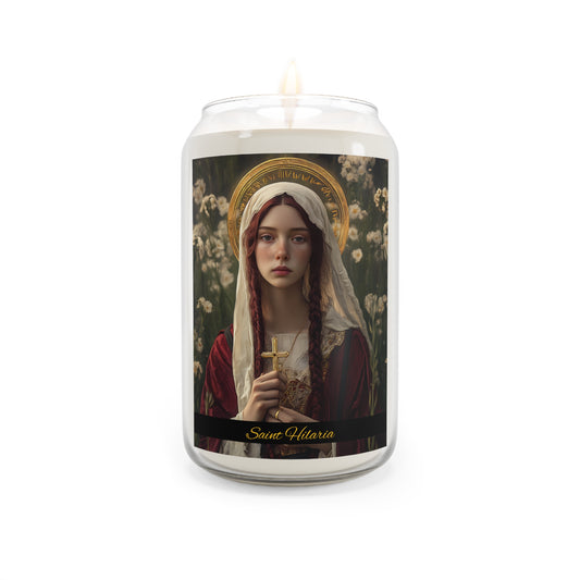 Saint Hilaria - Scented Prayer Candle, 13.75oz - Tall Size - Religious Prayer Candle