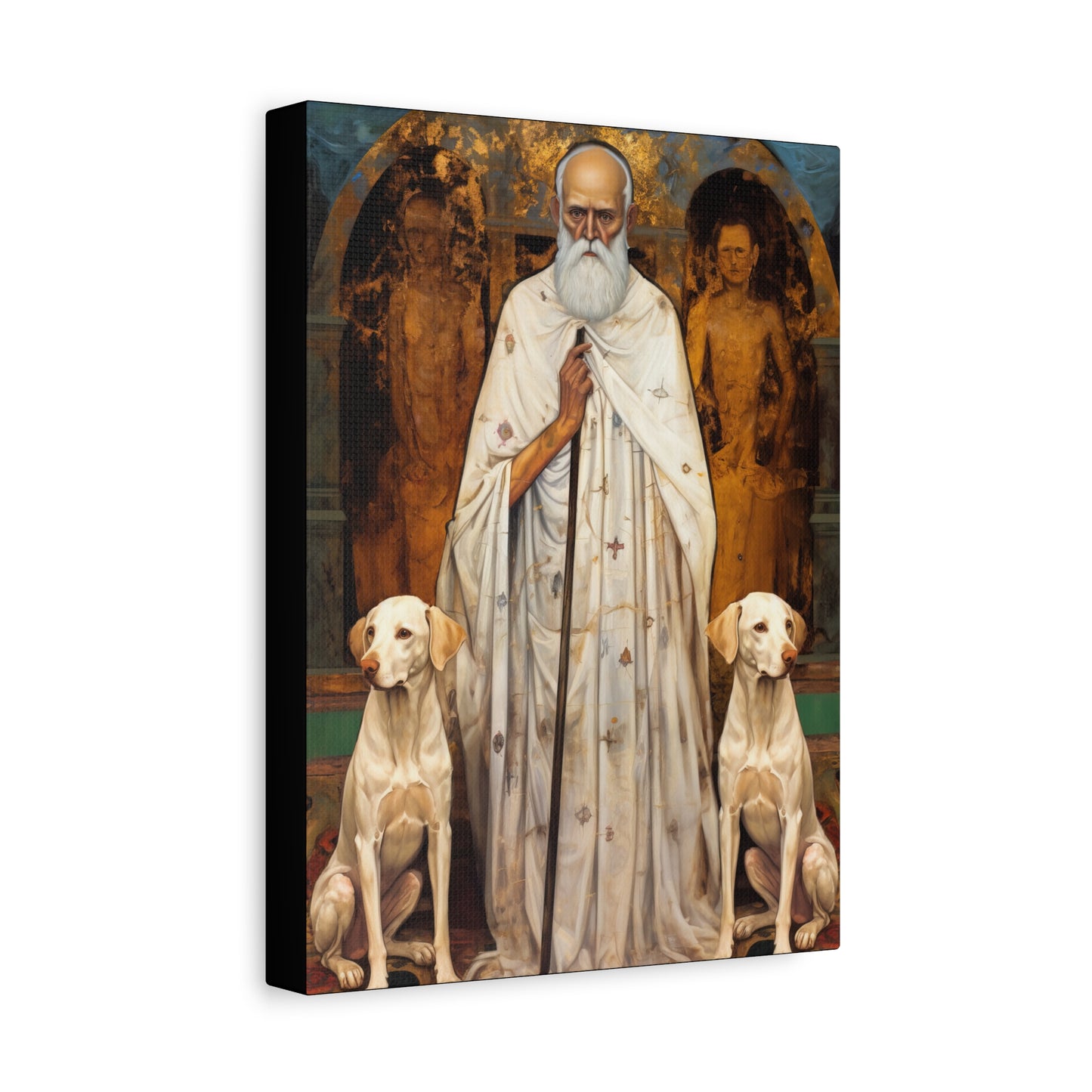 Saint Lazarus of Bethany Canvas Print - Multiple Sizes - Catholic Home art - Museum Wrapped Canvas - Sanctified Souls Print
