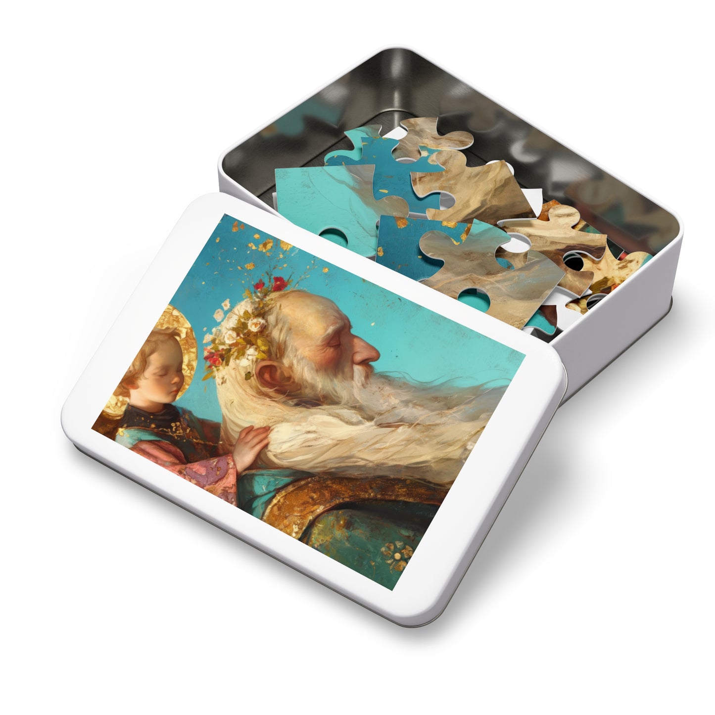 Saint Alexis Falconieri - Puzzle and Keepsake Tin - Religious (30, 110, 252, 500,1000) - Religious Puzzle - Gifts for Catholics