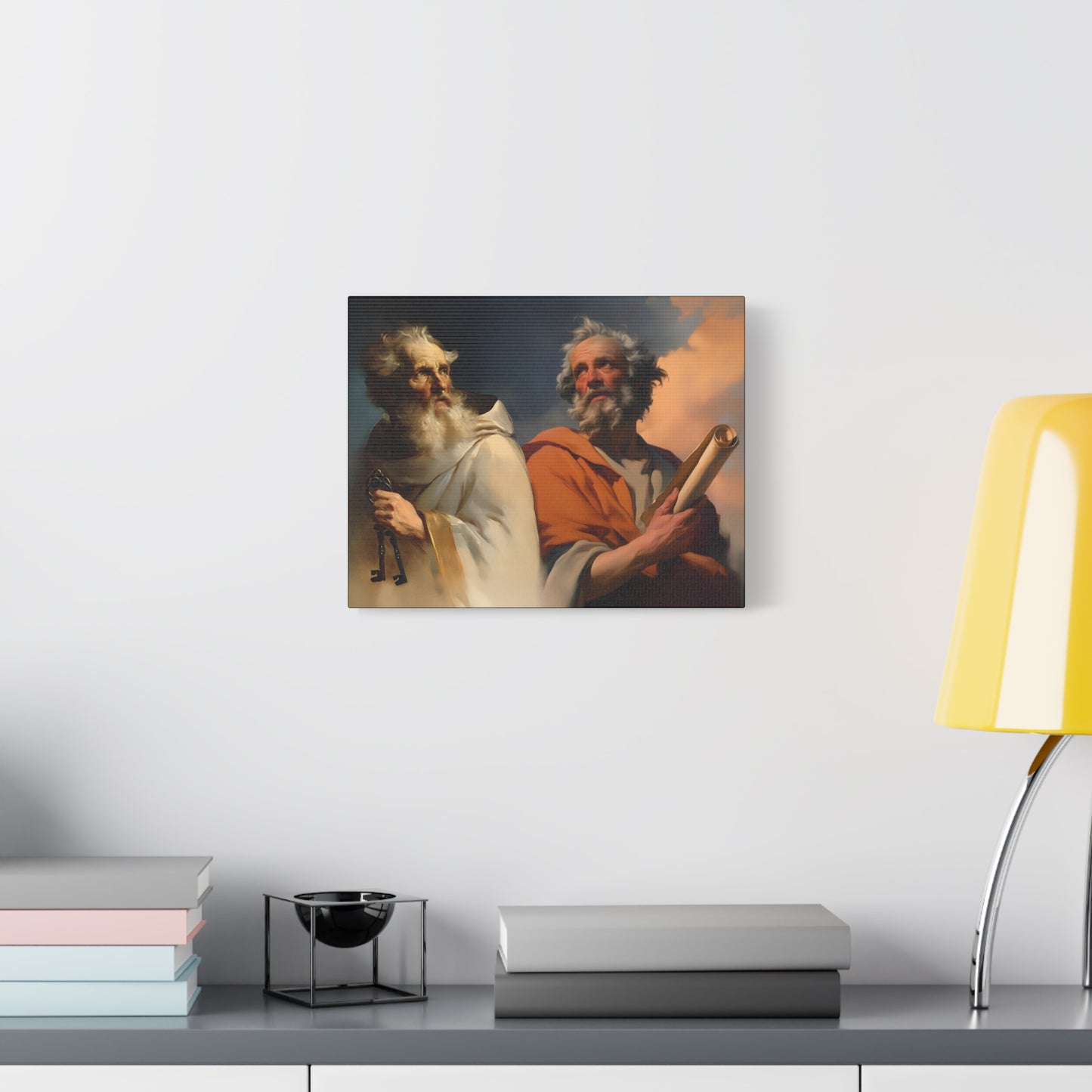 Saint Peter and Saint Paul - Museum Wrapped Canvas - Print - Religious Art for your Home - Christian print