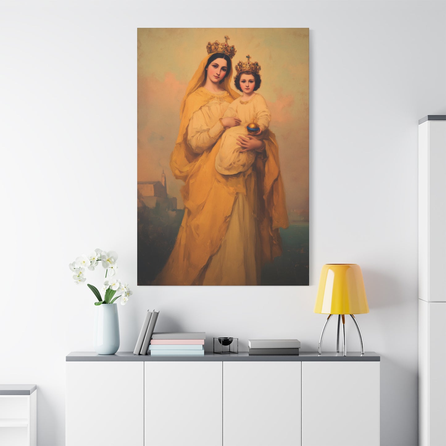 Our Lady of Prompt Succor - Gallery Wrapped Canvas - Print - Religious Art for your Home - Catholic