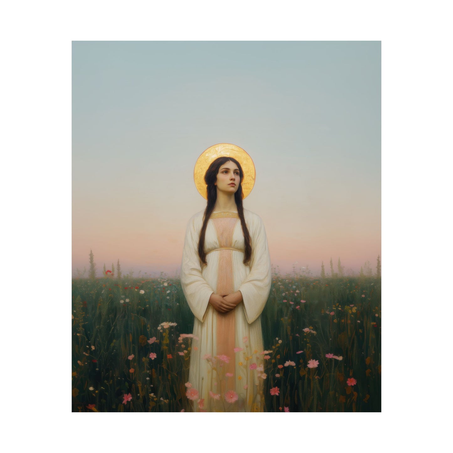 Saint Sabina - Sanctified Souls Print - Multiple Sizes - Premium Matte Vertical Posters - Patron Saint Art