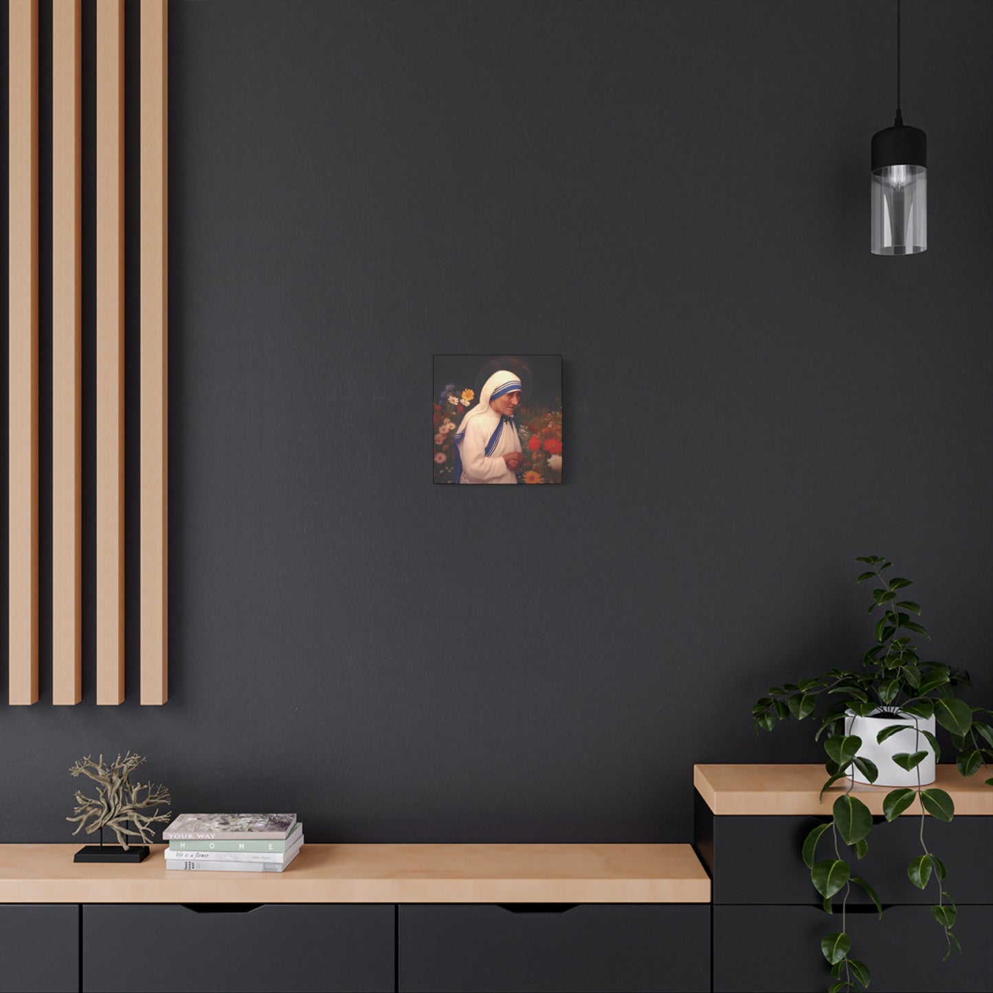 Copy of Saint Teresa of Calcutta -  Museum Wrapped Canvas - Sanctified Souls Print - Religious Art for your Home - Catholic Patron Saint Art