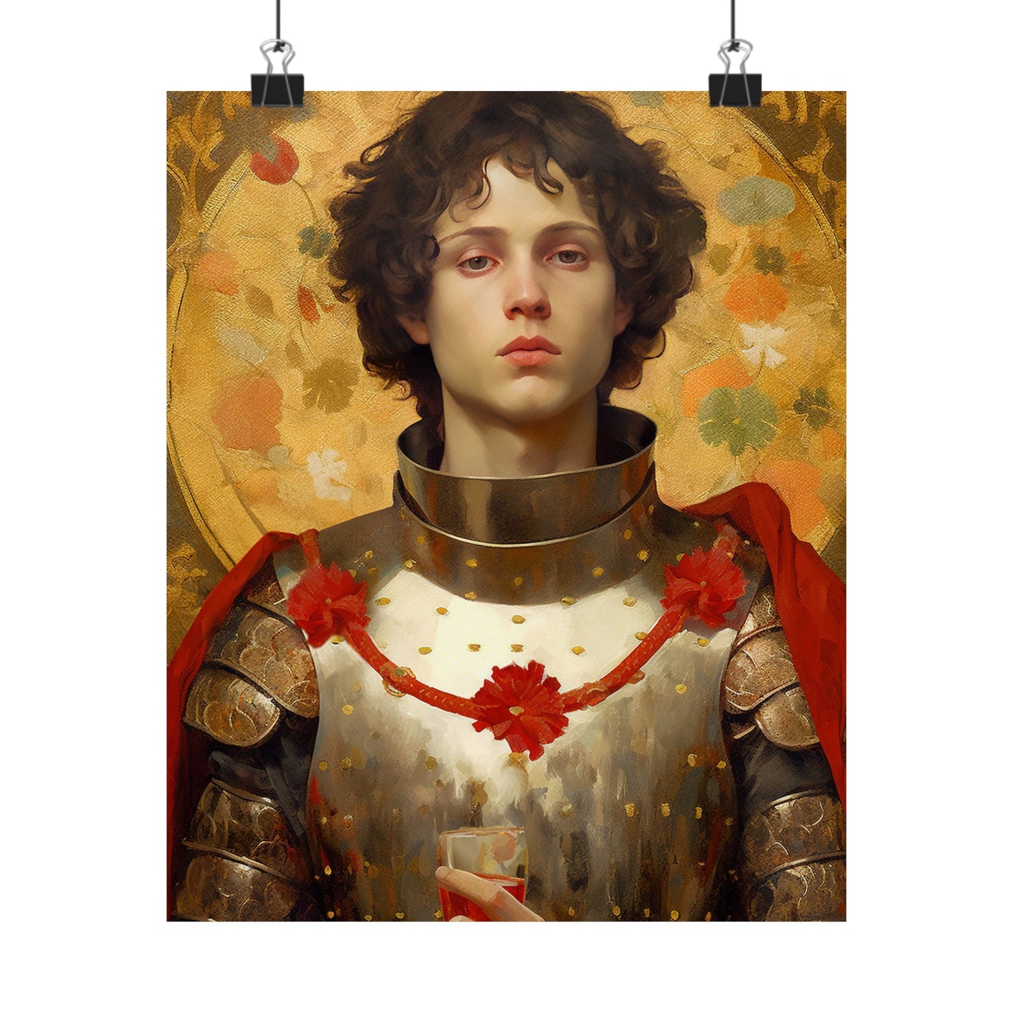 Saint Martin of Tours Print - Sanctified Souls Print - Multiple Sizes - Premium Matte Vertical Posters