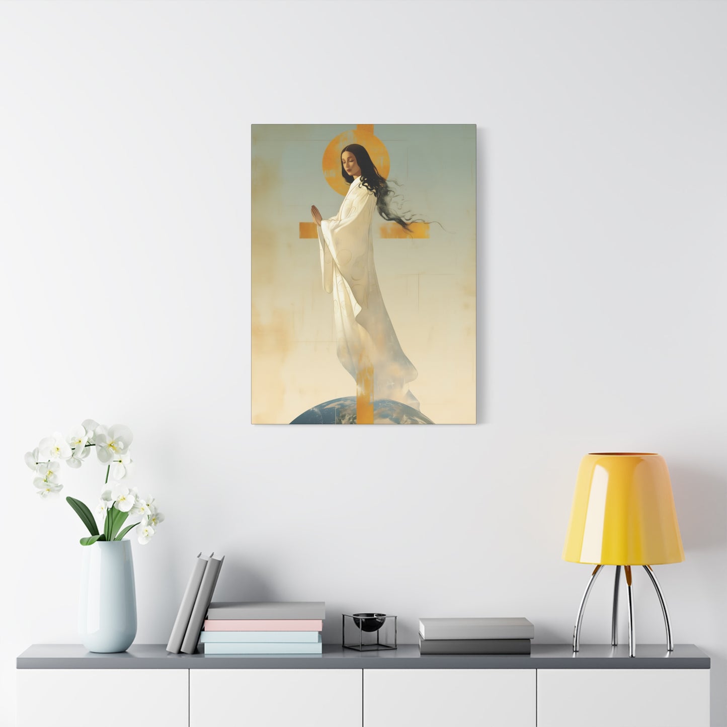 Our Lady of Akita - Mother Mary - Gallery Wrapped Canvas - Print - Religious Art for your Home - Catholic