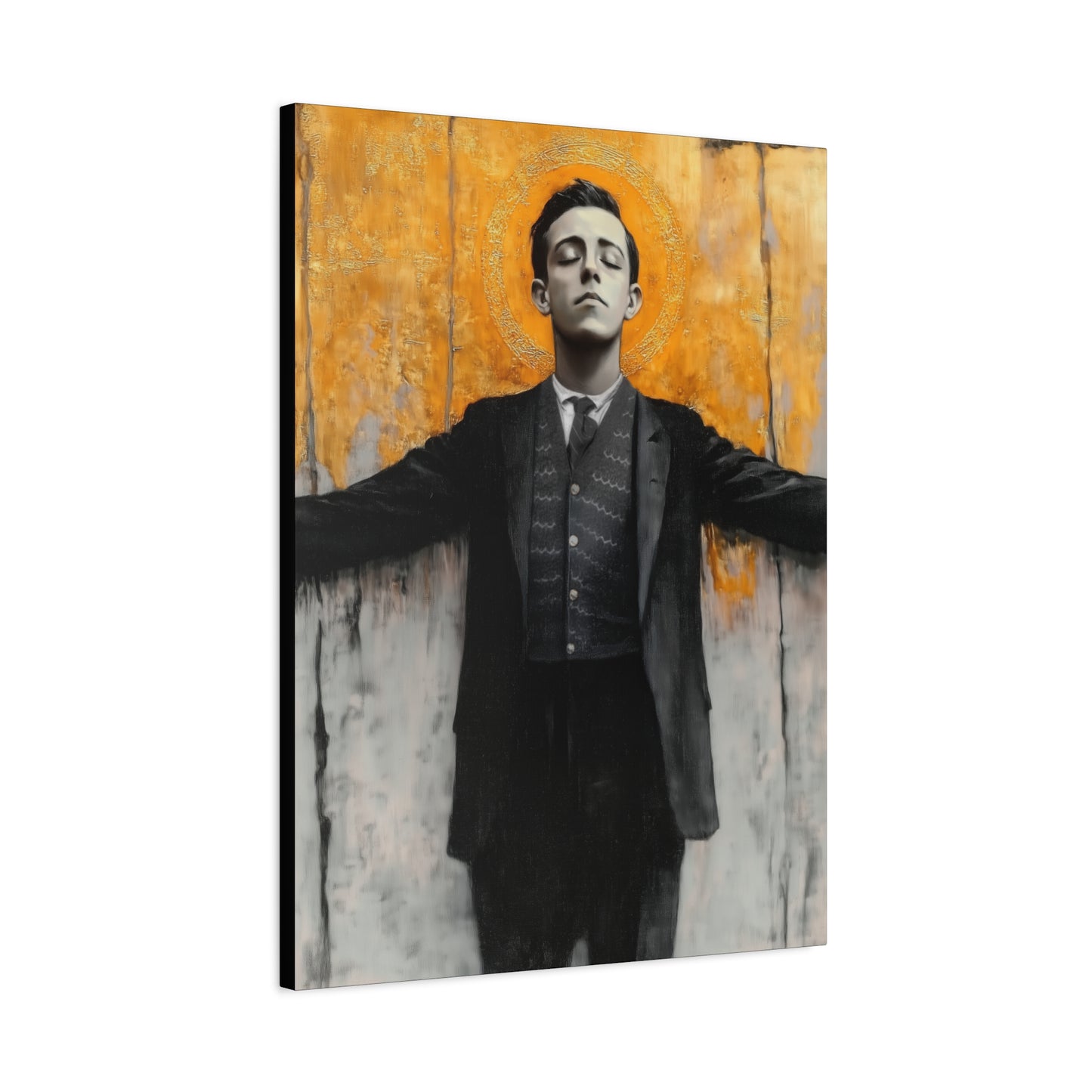 Blessed Miguel Pro- Gallery Wrapped Canvas - Print - Religious Art for your Home - Catholic Saint Art Print - Home Decor - Catholic Art