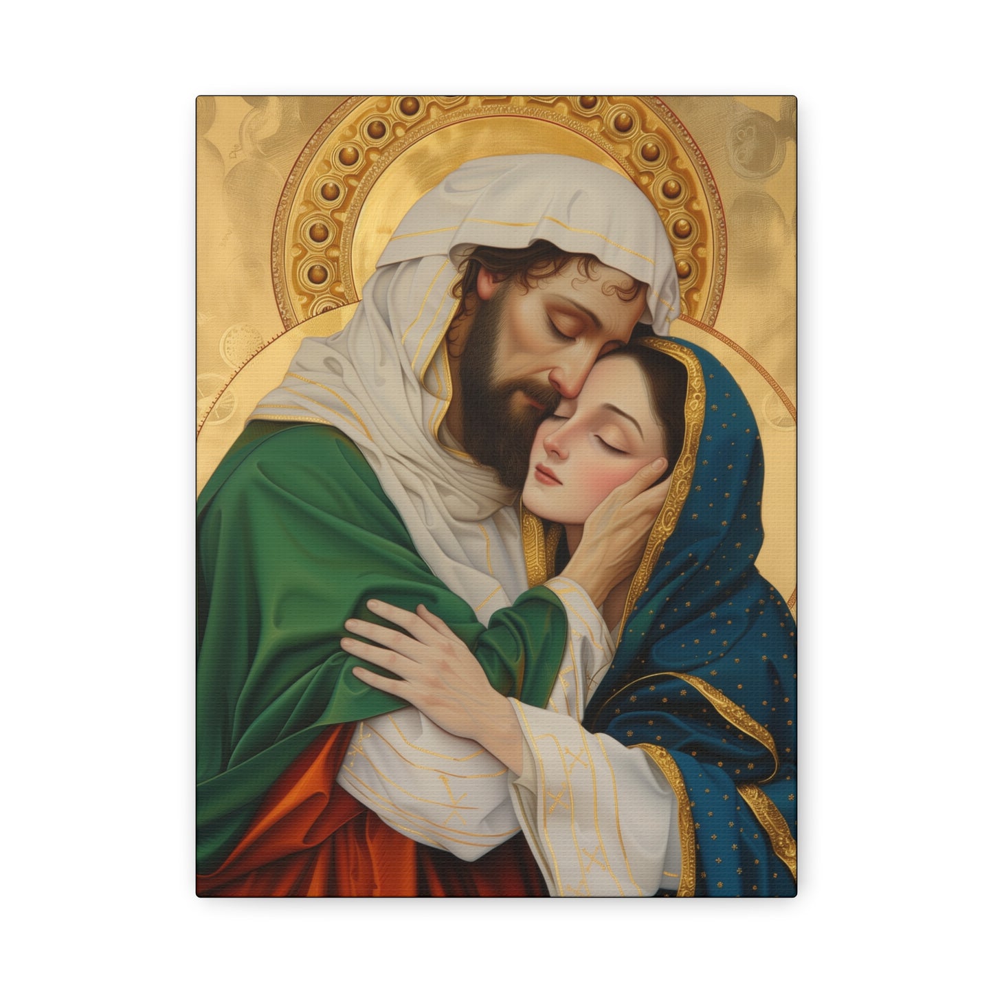Saints Aquila and Priscilla - Museum Wrapped Canvas - Sanctified Souls Print - Religious Art for your Home - Religious Wall Art - Print