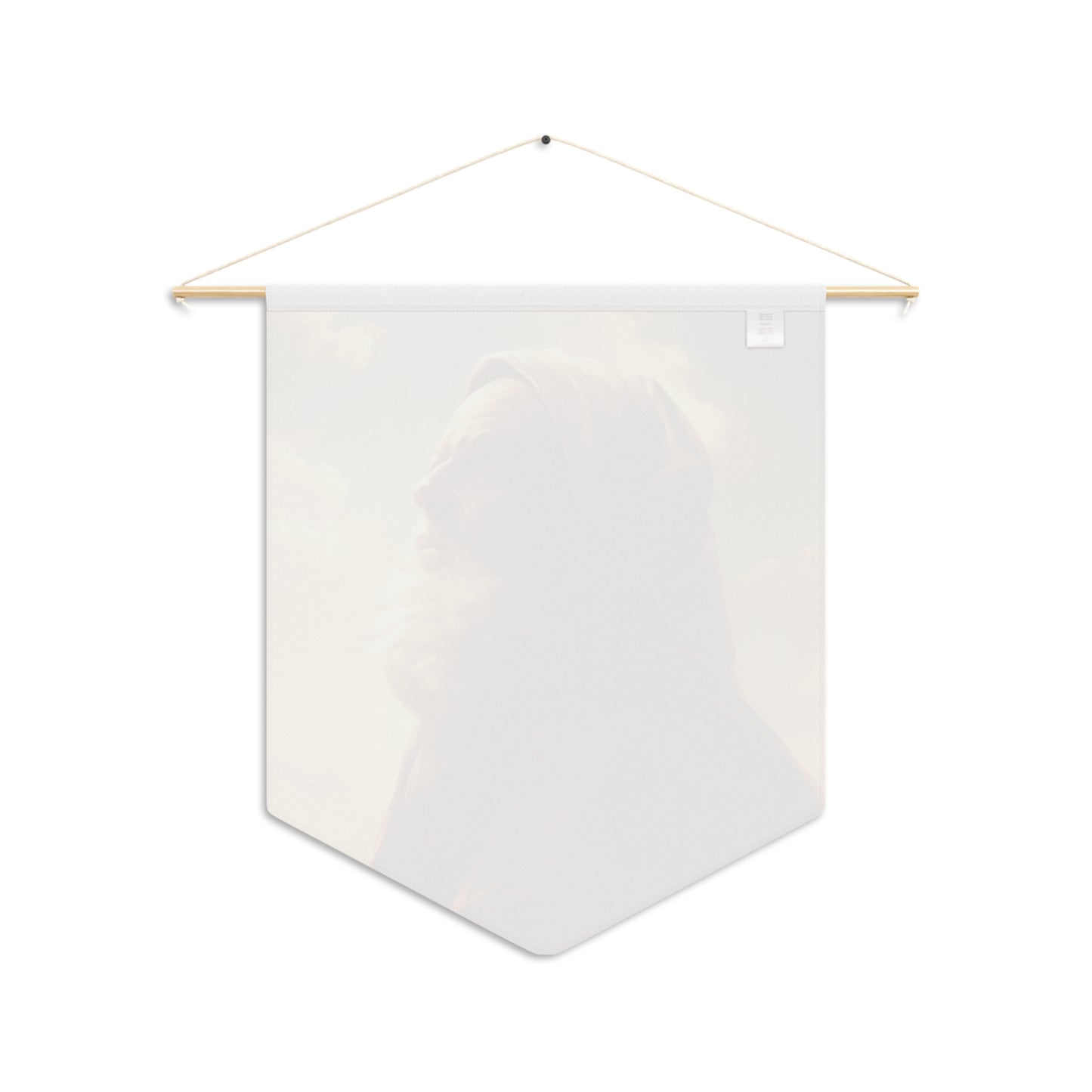 Father Abraham Pennant / Banner / Wall Hanging - Prayer room art - 18" x 21" - Catholic - Large Banner