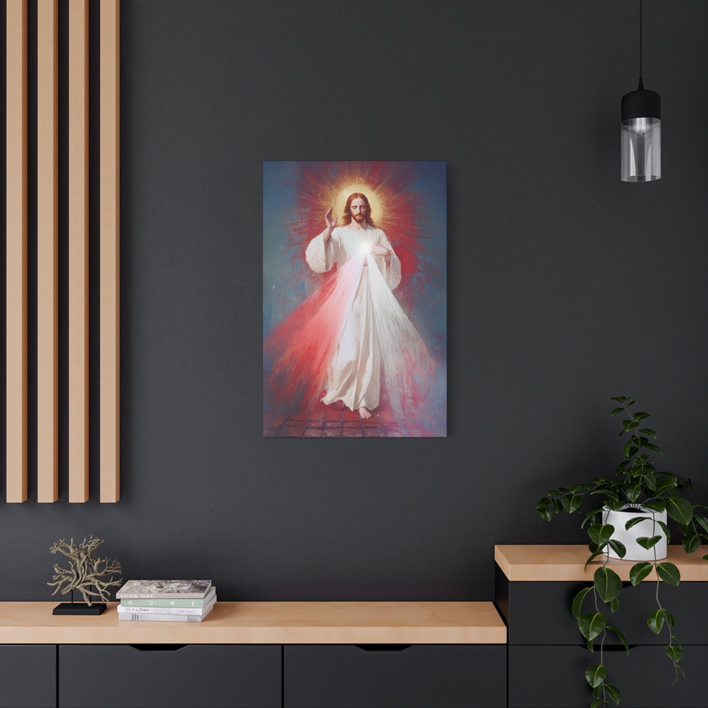 The Divine Mercy - Our Lord Jesus Christ - Gallery Wrapped Canvas - Print - Religious Art for your Home - Catholic