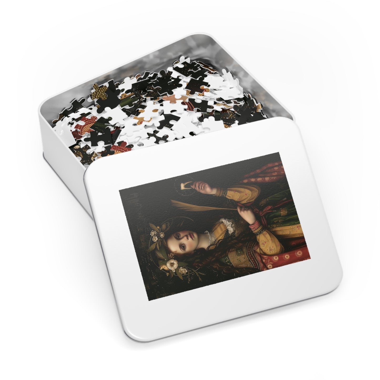 Saint Apollonia - Puzzle and Keepsake Tin - Religious (30, 110, 252, 500,1000) - Religious Catholic Puzzle Art