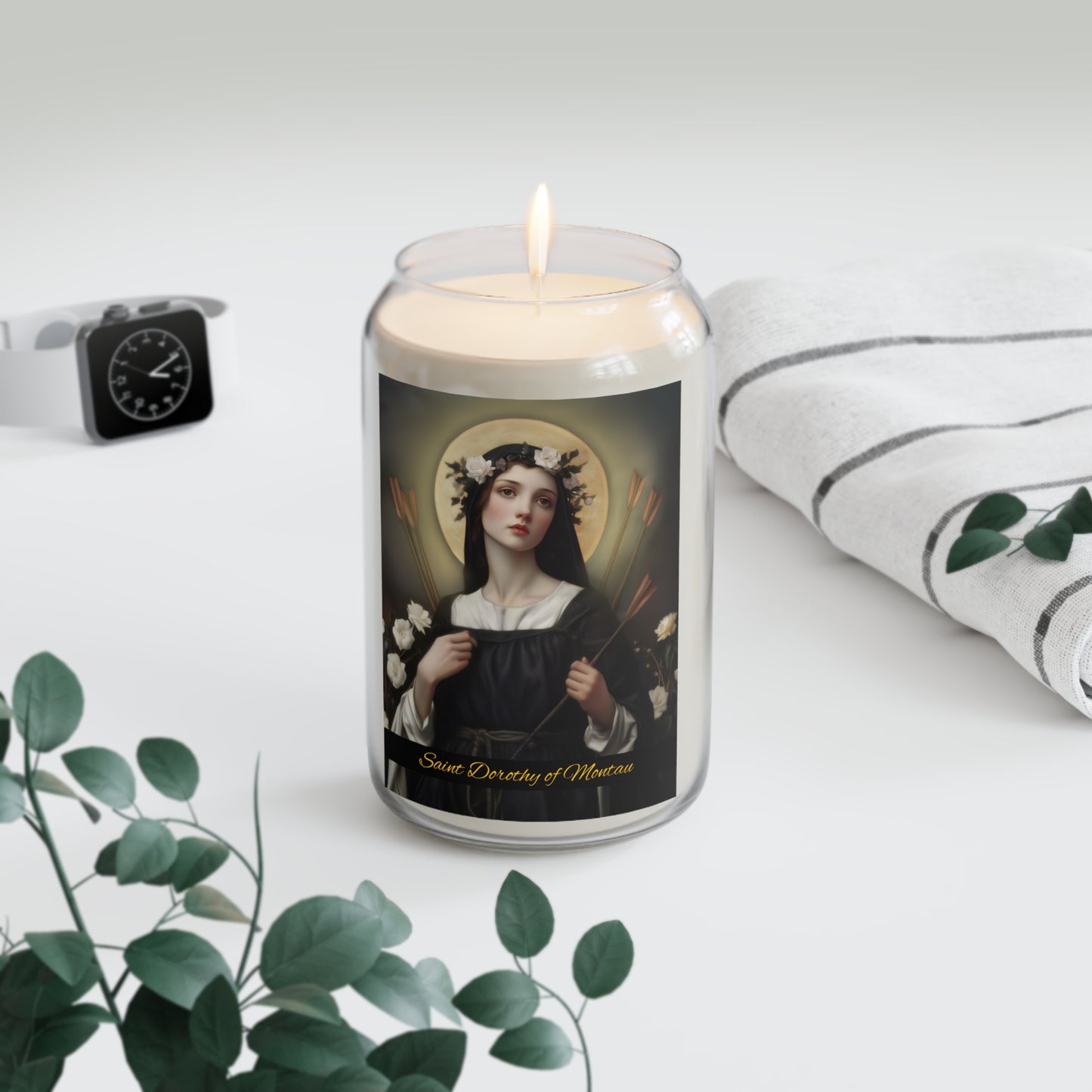 Saint Dorothy of Montau - Scented Prayer Candle, 13.75oz - Tall Size - Religious Prayer Candle