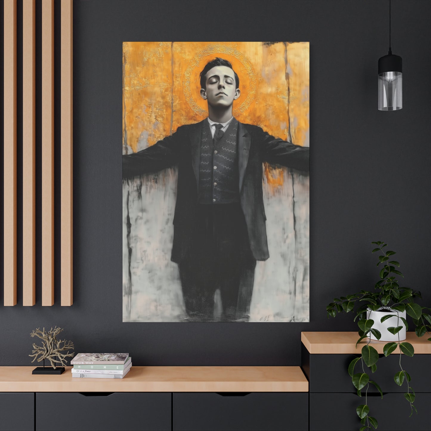 Blessed Miguel Pro- Gallery Wrapped Canvas - Print - Religious Art for your Home - Catholic Saint Art Print - Home Decor - Catholic Art