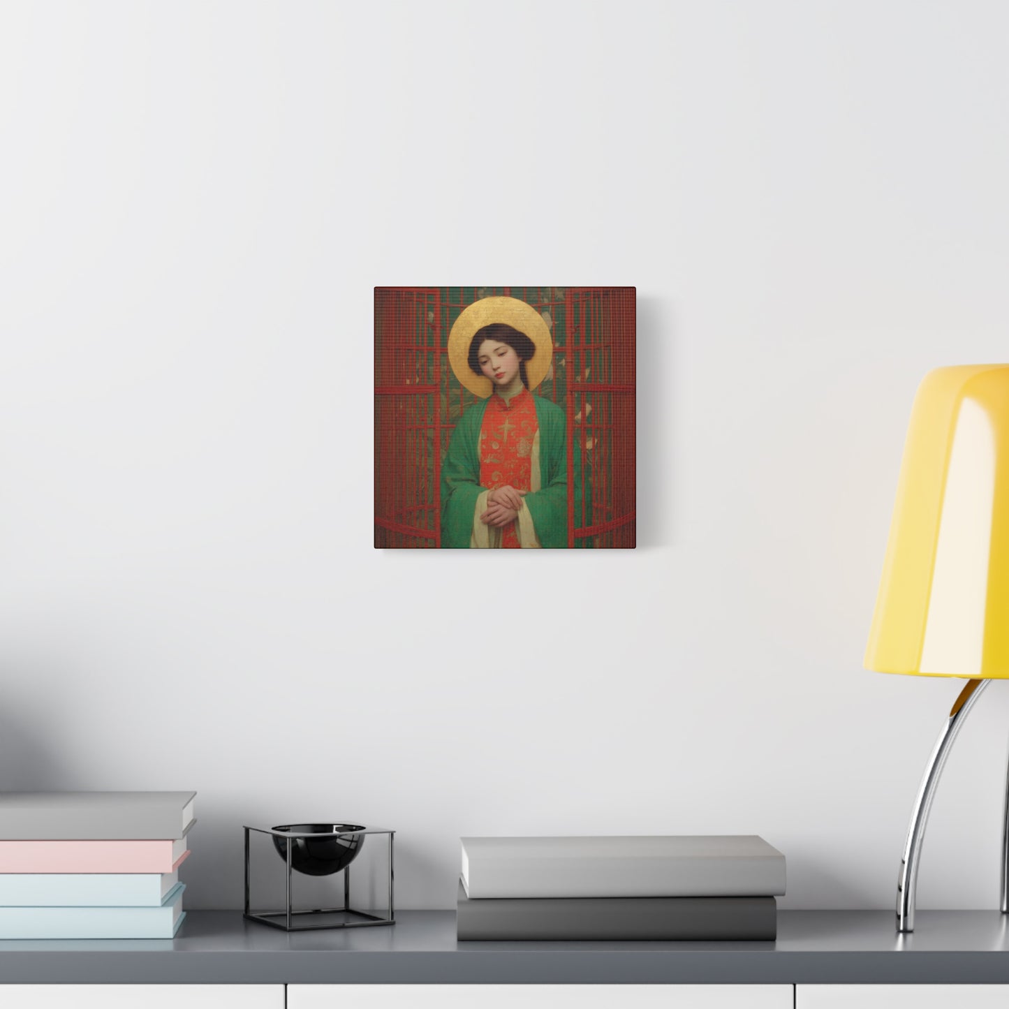 Saint Agnes Tsao Kou Ying -  Museum Wrapped Canvas - Sanctified Souls Print - Religious Art for your Home - Catholic Patron Saint Art