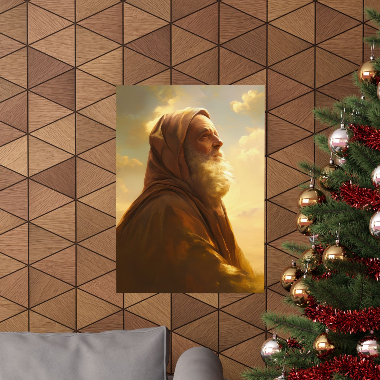 Father Abraham - Sanctified Souls Print - Multiple Sizes - Premium Posters - Catholic Art - Christian Home Decor Artwork