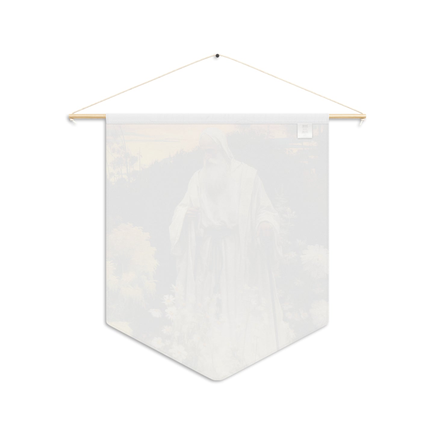 Saint Phocas Wall Banner / Wall Hanging / Pennant - Prayer room art - Catholic Home -  18" x 21"