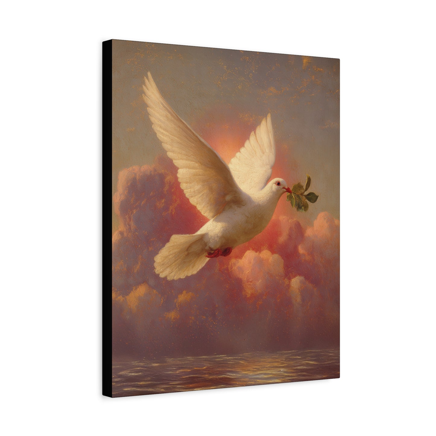 The Spirit Who Restored the Horizon - Holy Spirit - The Dove- Gallery Wrapped Canvas - Print - Religious Art for your Home - Catholic