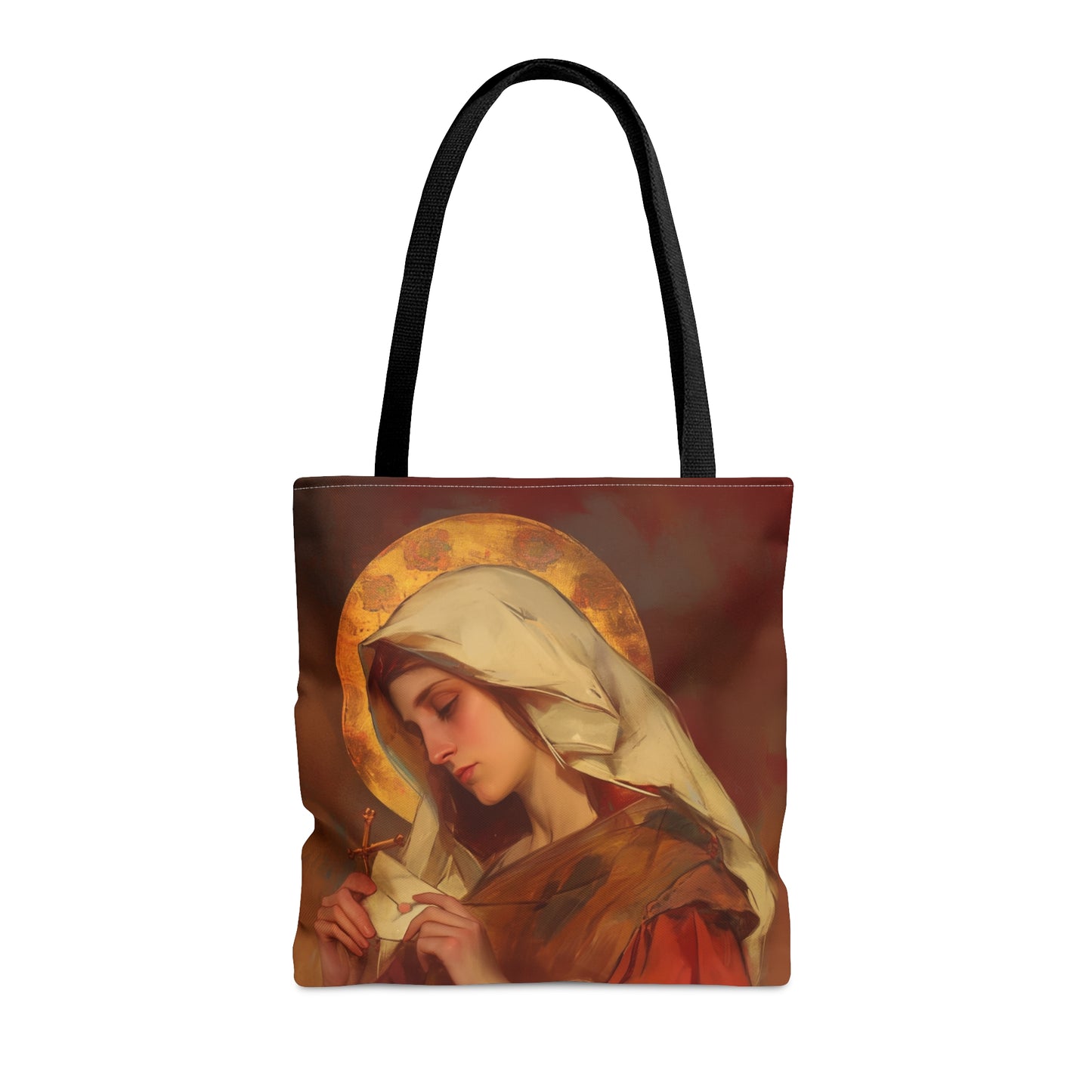 Saint Phoebe Tote Bag - Large Medium Small Faith Art Bag - Catholic Faith Purse - Religious - Prayer Bag - Devotional Purse