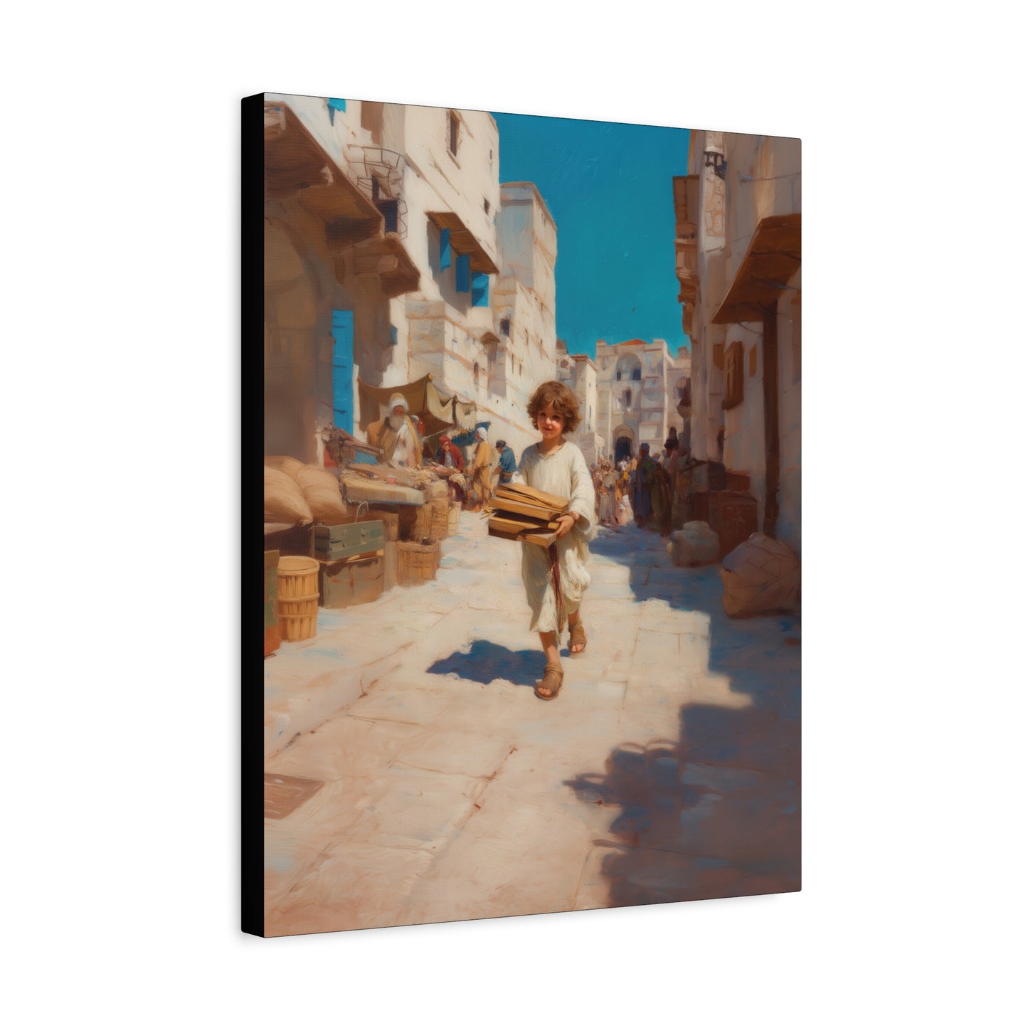Nazareth and the Hidden Light of Christ - Gallery Wrapped Canvas - Print - Religious Art for your Home - Catholic Art