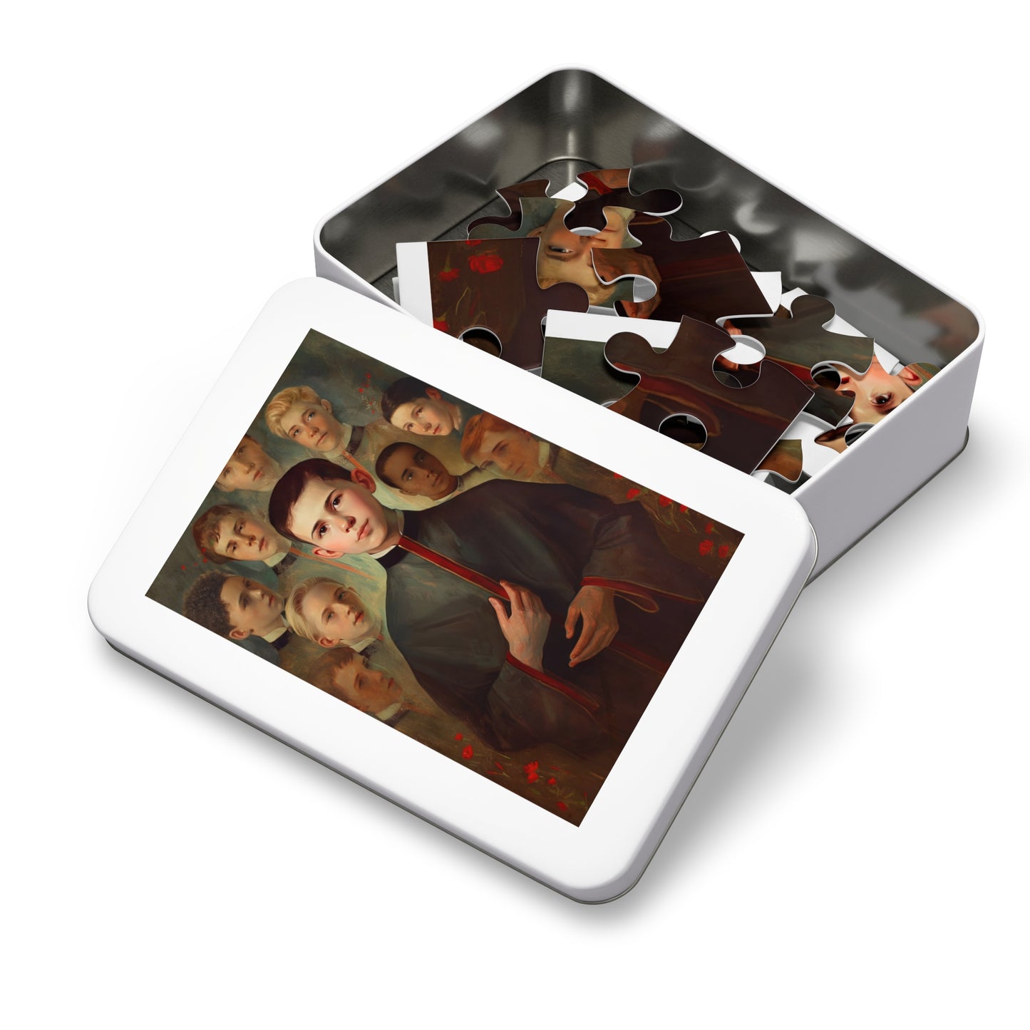 Saint John Berchmans - Puzzle and Keepsake Tin - Religious Jigsaw Puzzle (30, 110, 252, 500,1000-Piece) - Religious Puzzle