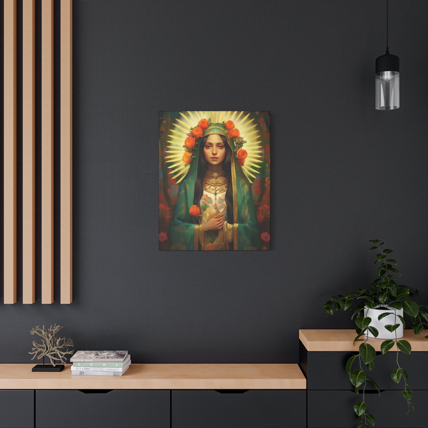 Patroness of Hope Our Lady of Guadalupe Museum Wrapped Canvas Print - Multiple Sizes - Catholic Home art