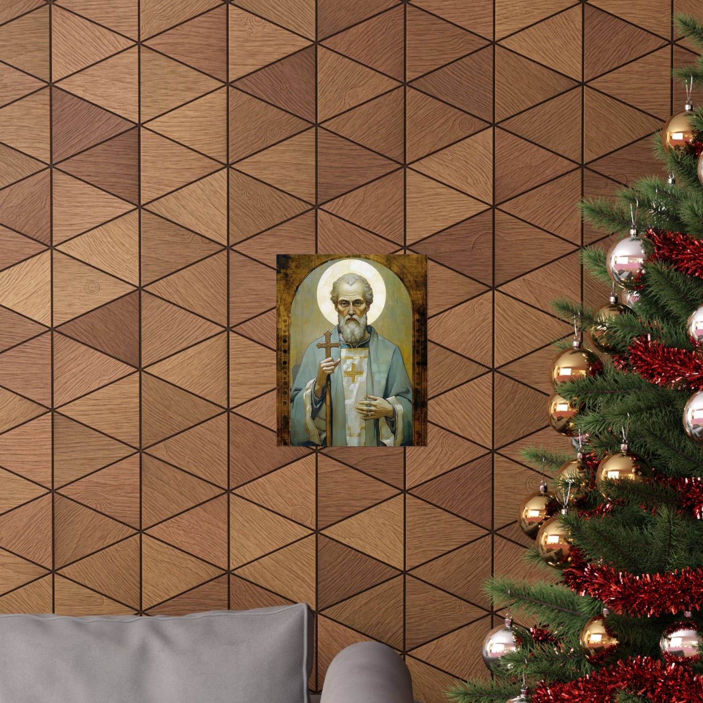 Saint Peter Chrysologus Print - Sanctified Souls Print - Multiple Sizes - Premium Matte Vertical Posters