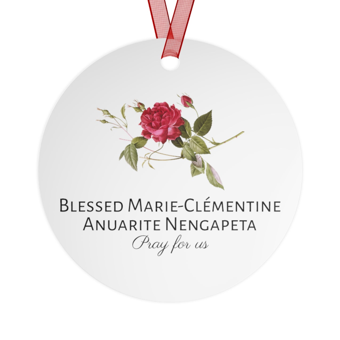 Blessed Marie-Clementine Anuarite Nengapeta - Ornament - Religious Holiday Christmas Ornament and Keepsake - Double sided