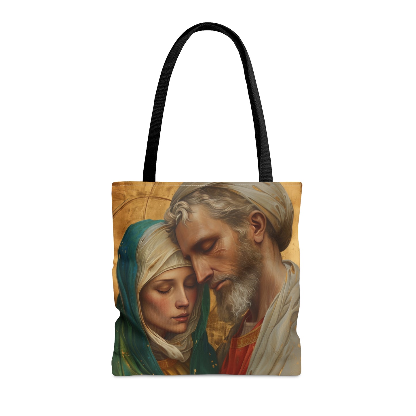 Saints Peter and Fevronia of Murom Tote Bag - Purse - Three sizes - Large Medium Small Bag - Catholic faith carry-all purse - Double Sided