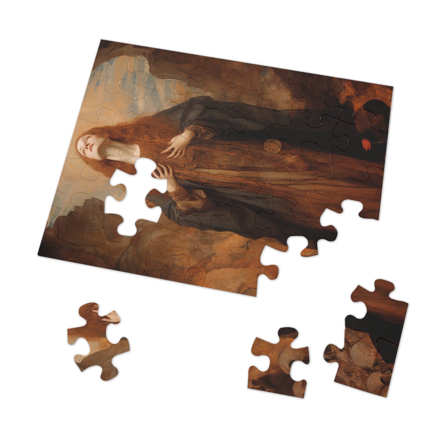 Saint Rosalia - Puzzle and Keepsake Tin - Religious Jigsaw Puzzle (30, 110, 252, 500,1000-Piece) - Religious Puzzle