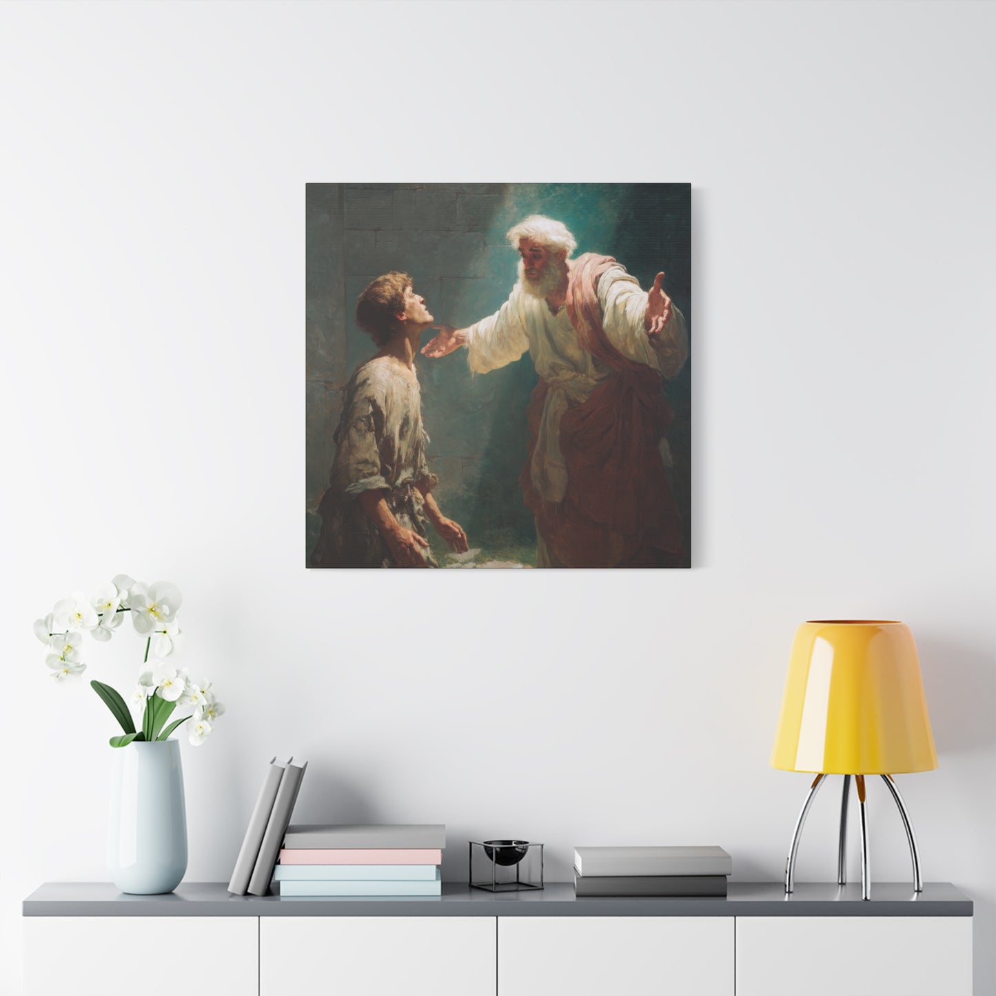 Homecoming of the Prodigal Son - Gallery Wrapped Canvas - Print - Religious Art for your Home - Catholic Art Print
