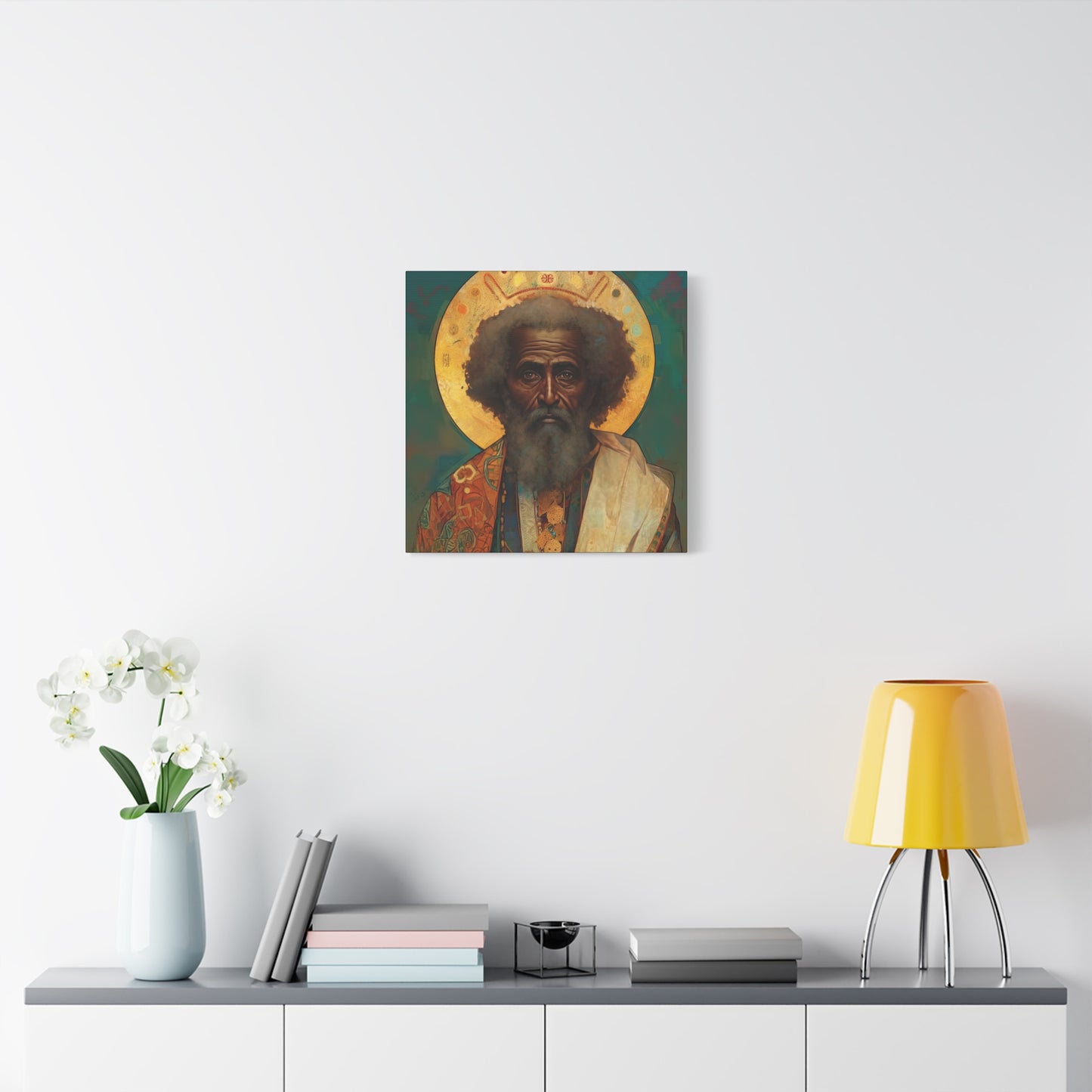 Saint Moses - Museum Wrapped Canvas - Sanctified Souls Print - Religious Art for your Home