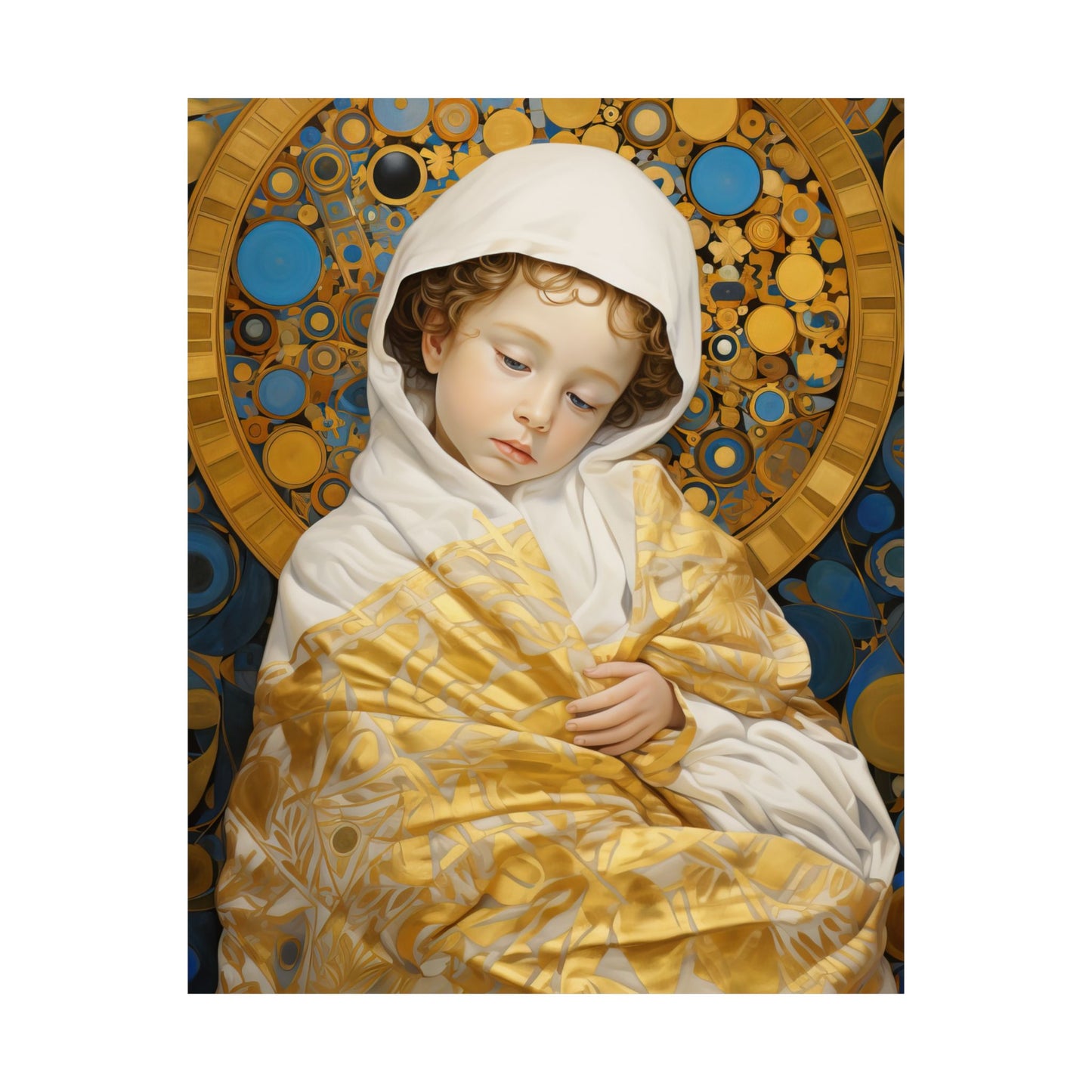Divine Innocence: The Christ Child - Sanctified Souls Print - Multiple Sizes - Premium Matte Vertical Posters