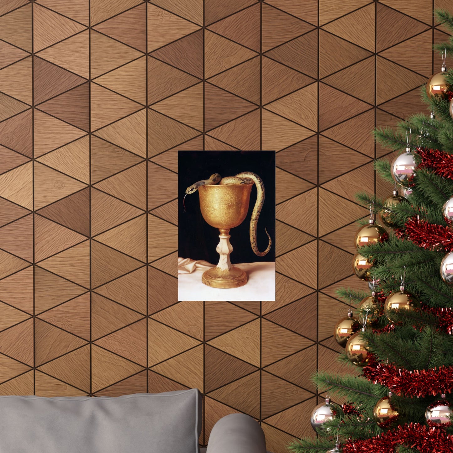 Saint John's Chalice - Sanctified Souls Print - Multiple Sizes - Premium Matte Vertical Posters