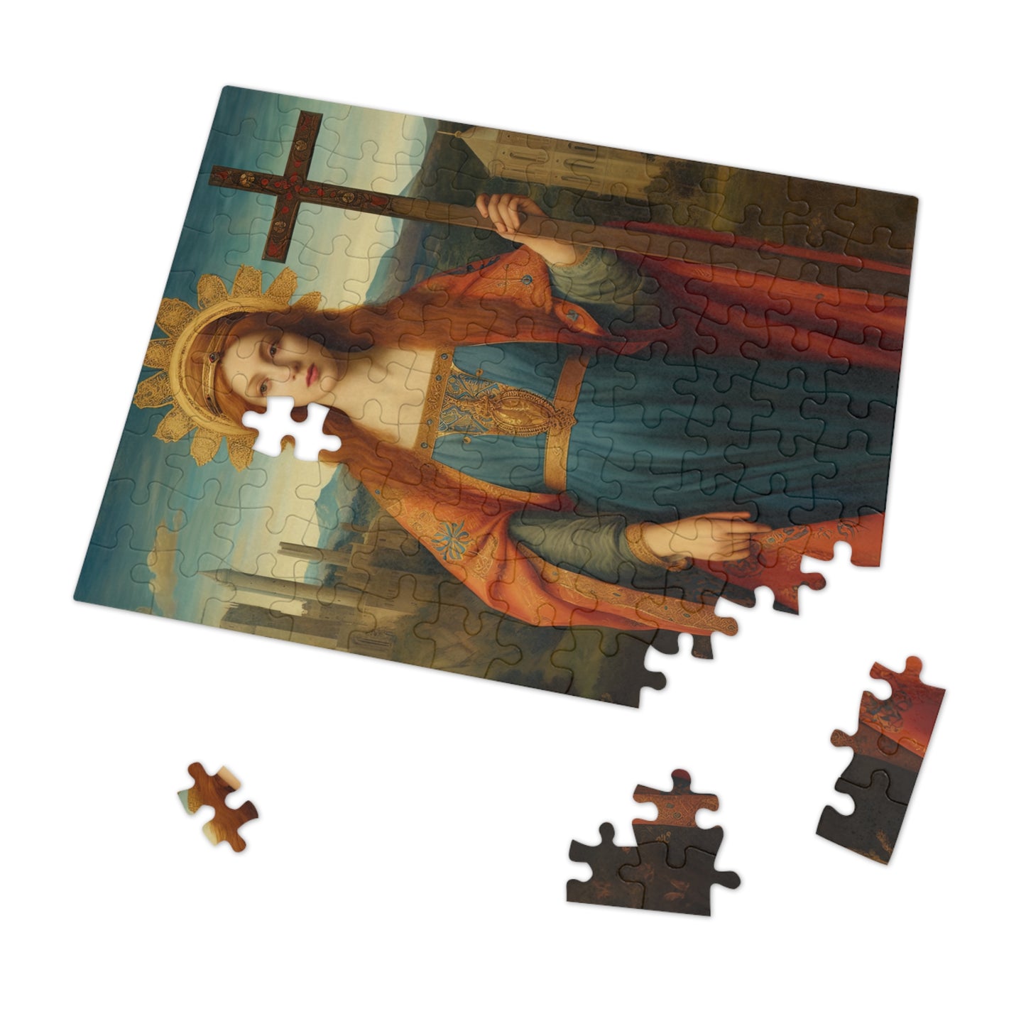 Saint Helena - Puzzle and Keepsake Tin - Religious Jigsaw Puzzle (30, 110, 252, 500,1000-Piece) - Religious Puzzle