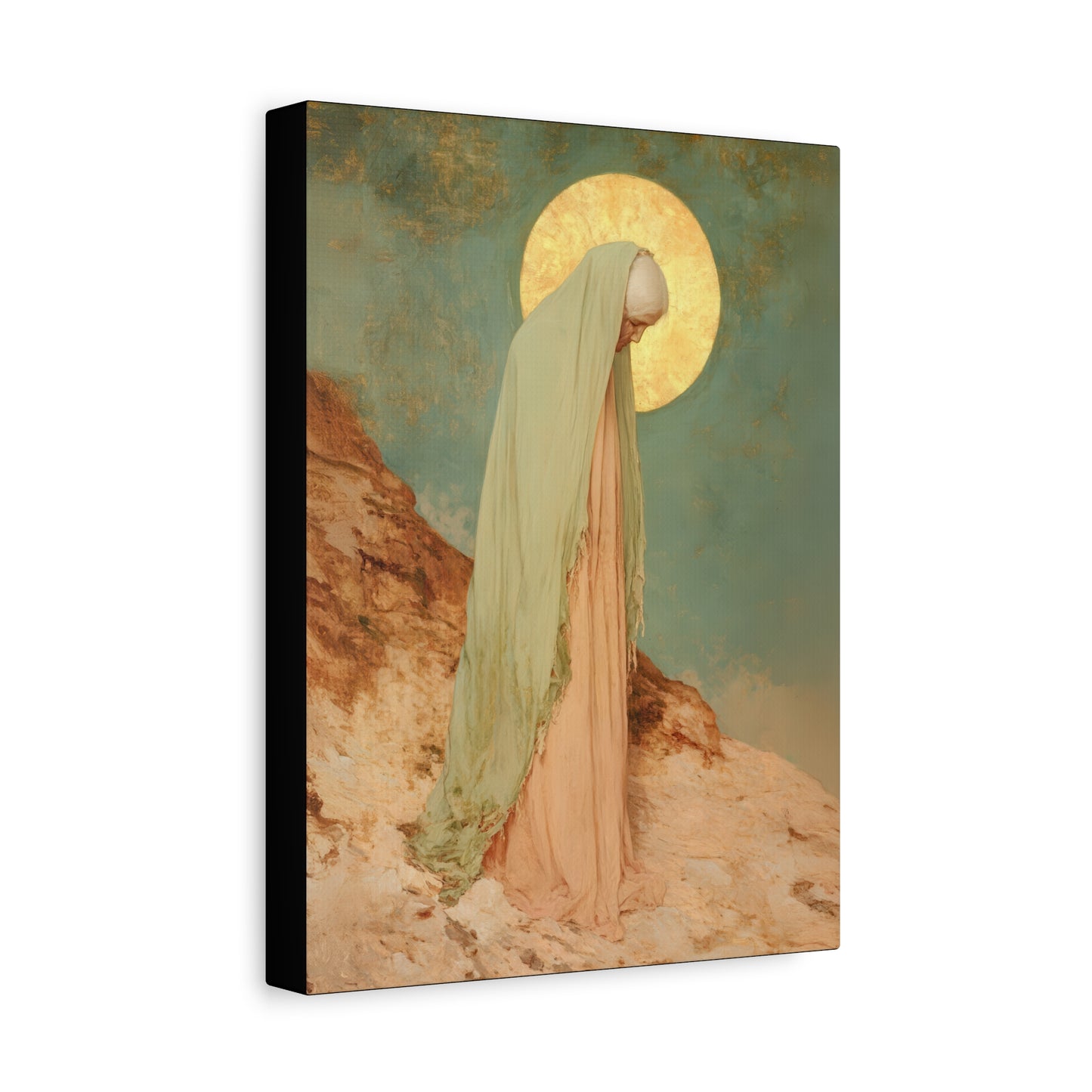 Saint Melania the Elder - Desert Mother - Gallery Wrapped Canvas - Print - Religious Art for your Home - Catholic Art Print
