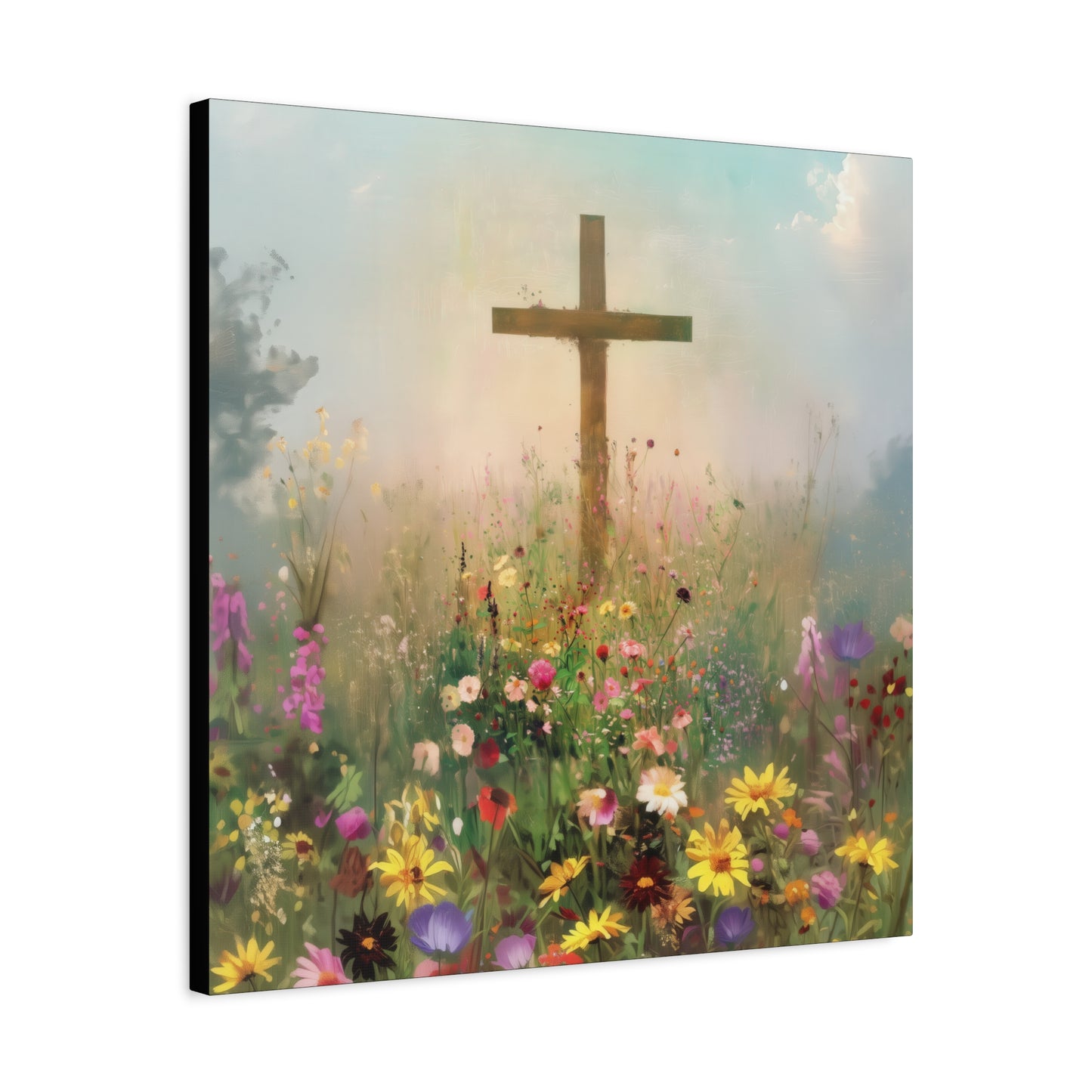 The Cross That Called the Earth to Life - Gallery Wrapped Canvas - Print - Religious Art for your Home - Catholic