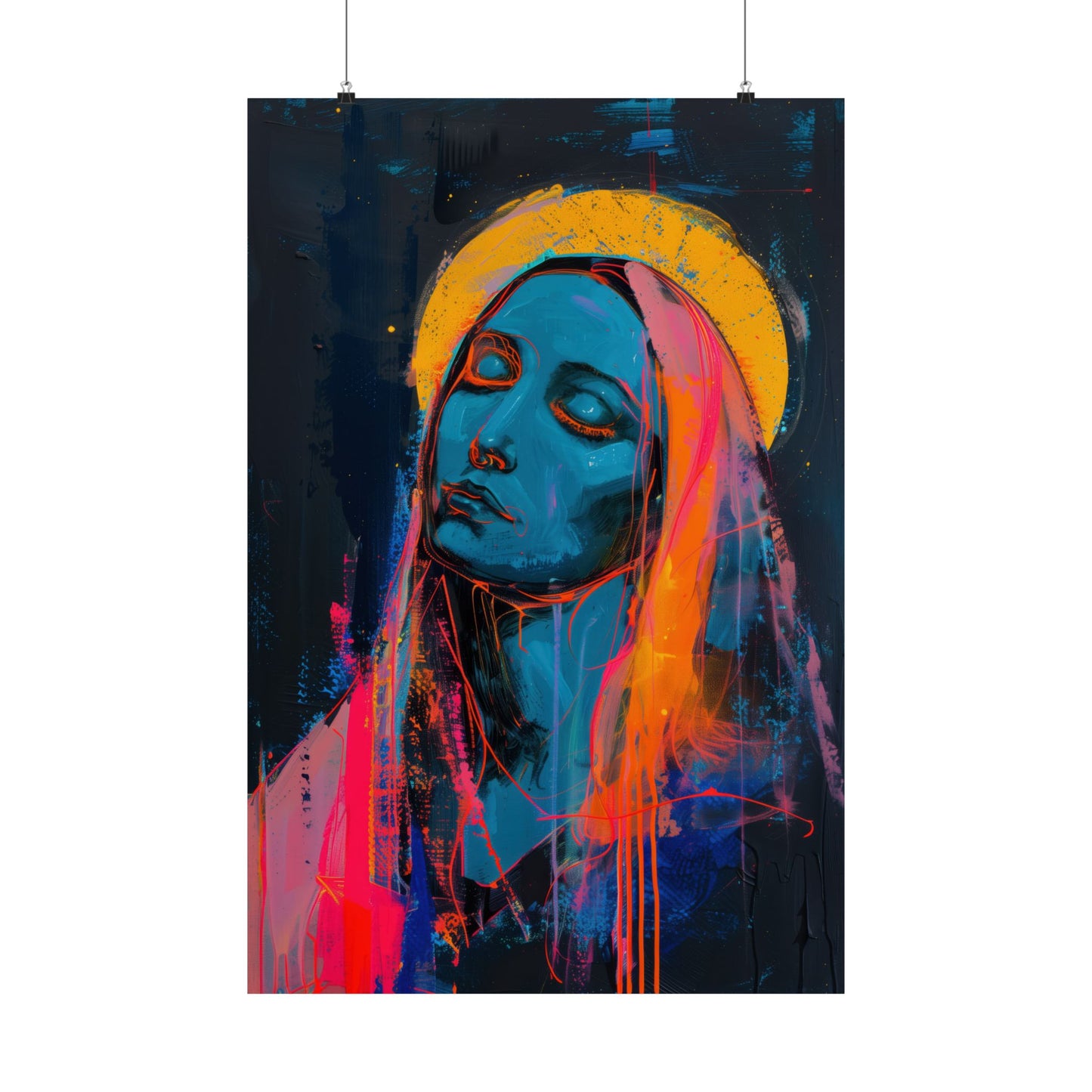 Mary, Mother of God - Mother of Eternal Wisdom Poster Print - Sanctified Souls Print - Multiple Sizes - Premium Posters - Catholic Art