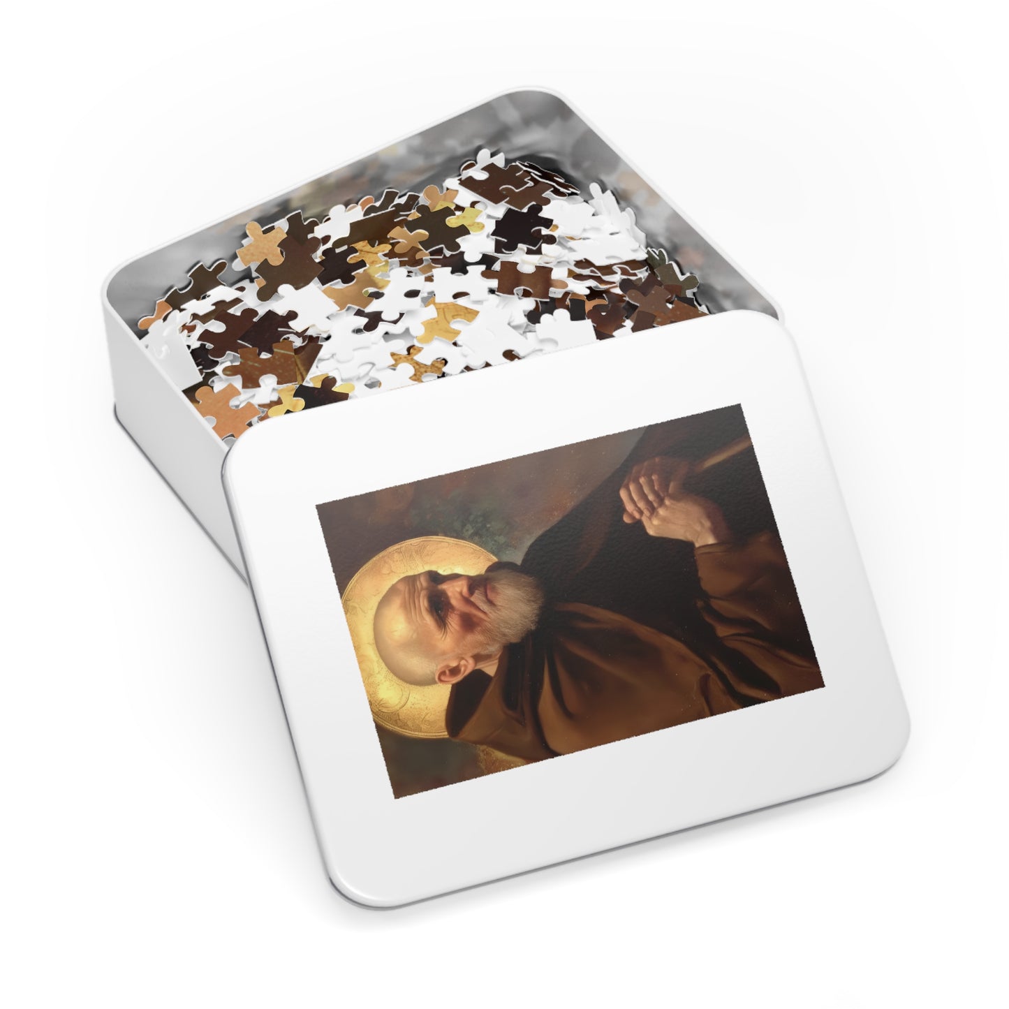Saint Ignatius of Laconi - Puzzle & Keepsake Tin - Religious Jigsaw Puzzle (30, 110, 252, 500,1000-Piece)
