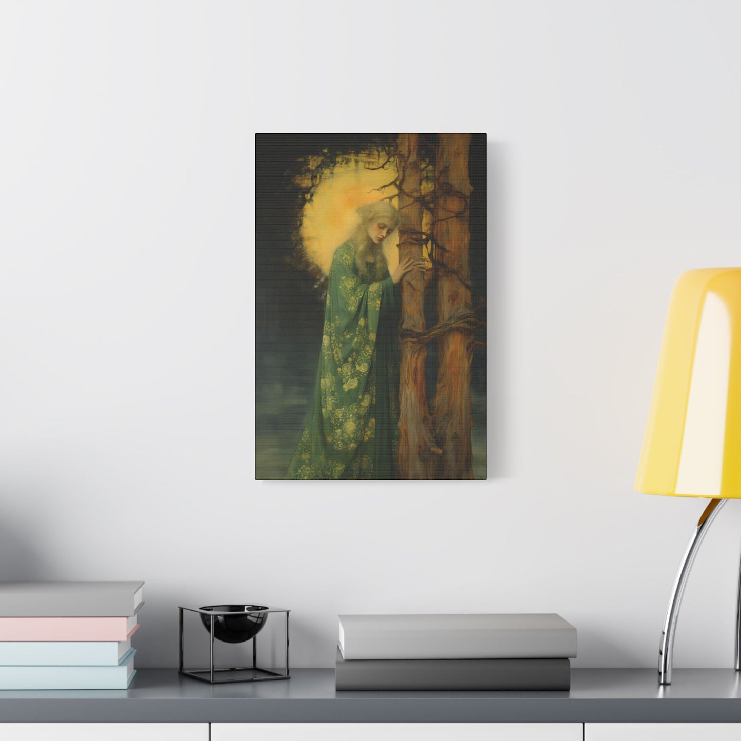 Saint Afra Canvas Print - Multiple Sizes - Catholic Home art - Gallery Wrapped Canvas - Sanctified Souls Print