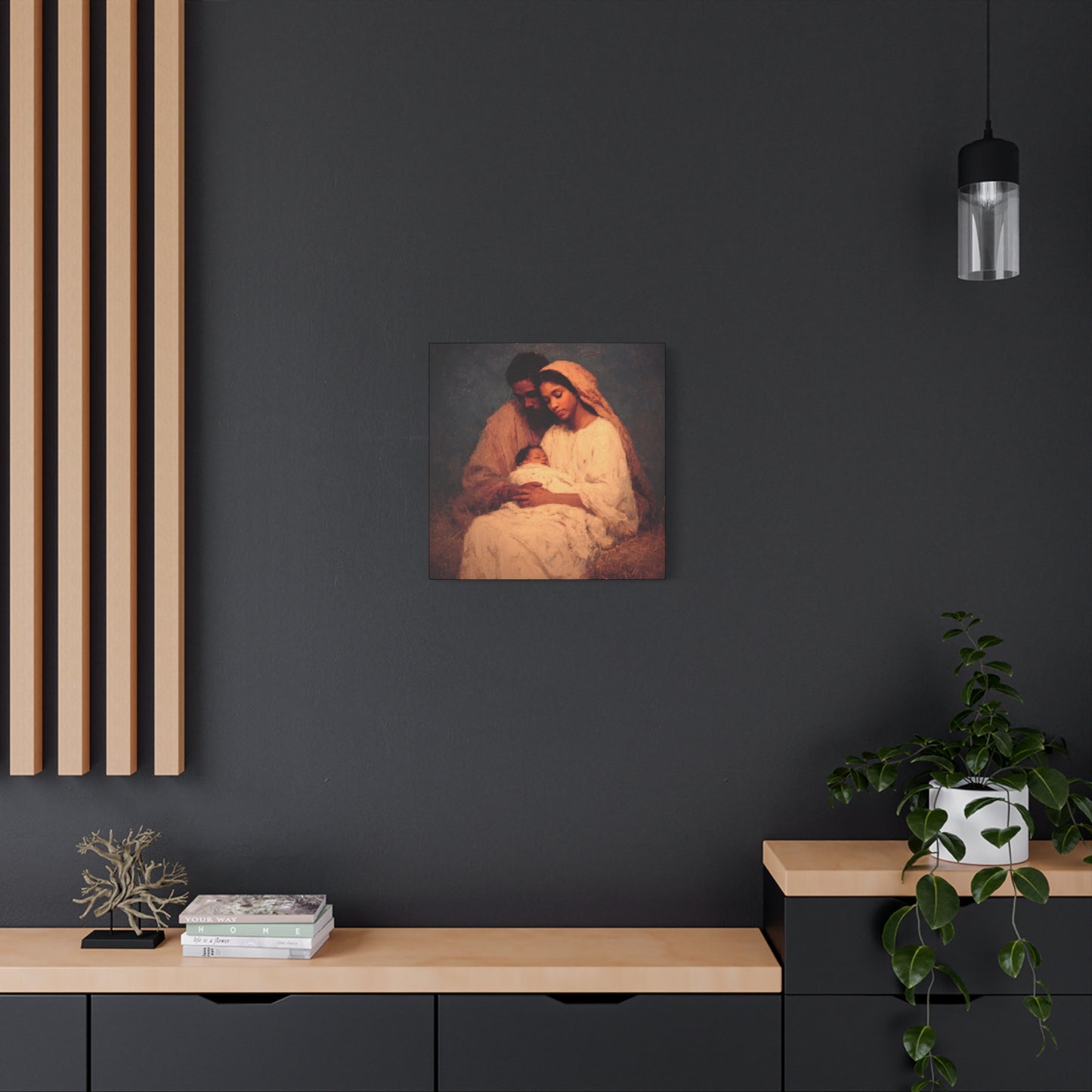 Love Made Visible in the Holy Family - Gallery Wrapped Canvas - Print - Religious Art for your Home - Catholic