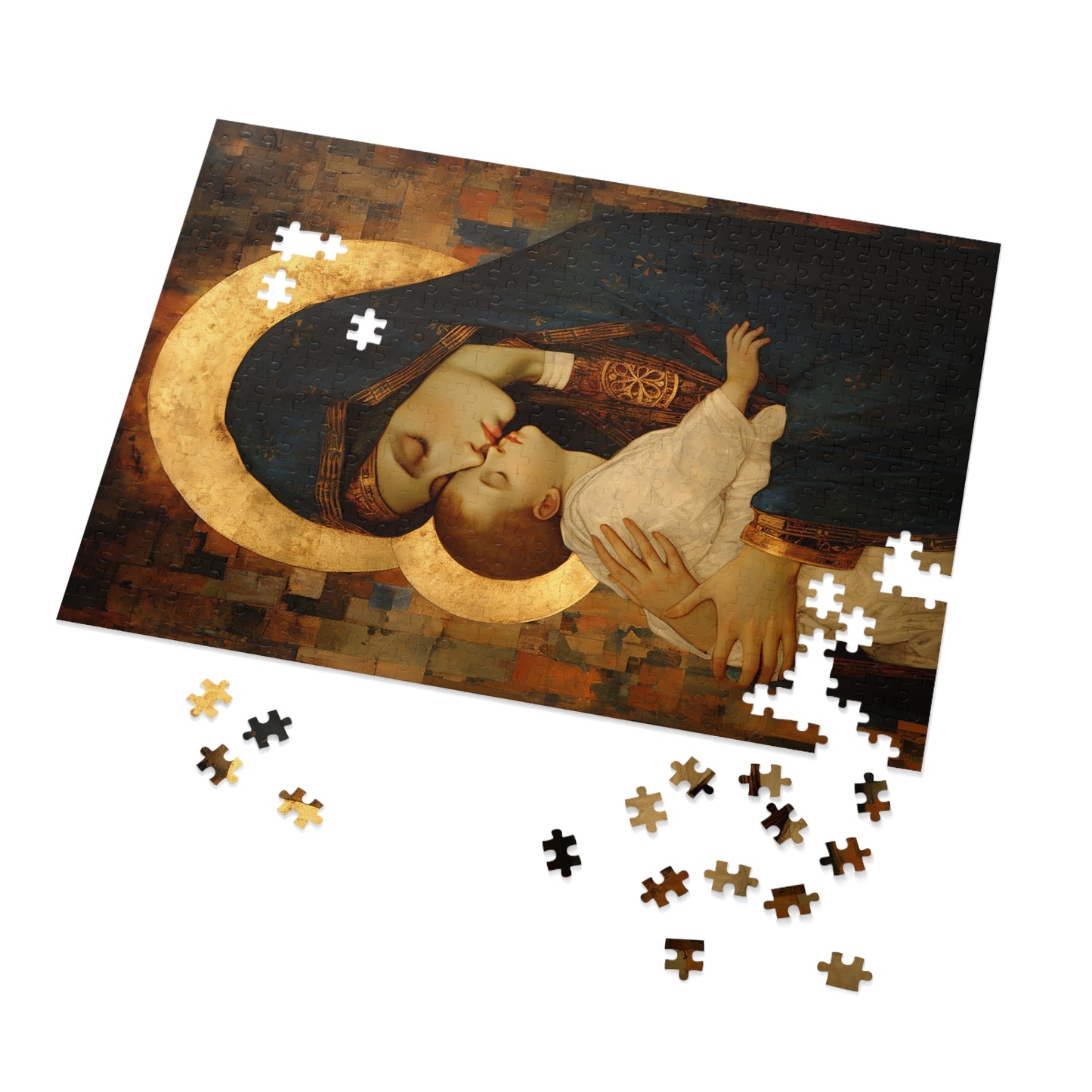 Mother of Mercy - Virgin Mary and the Christ Child - Religious Jigsaw Puzzle (30, 110, 252, 500,1000-Piece) - Catholic Art - Faith Puzzle