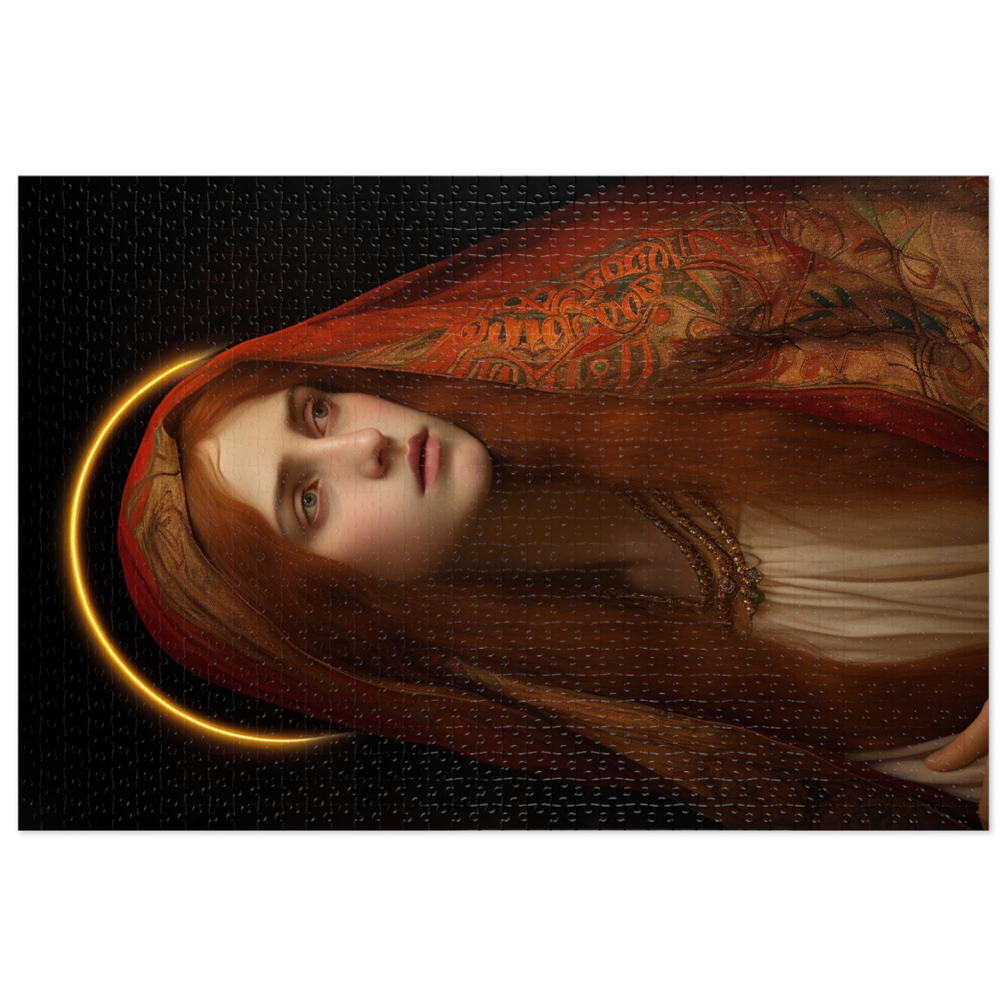 The Beloved Disciple - Mary Magdalene's Devotion - Puzzle and Keepsake Tin - Religious Jigsaw Puzzle (30, 110, 252, 500,1000-Piece)