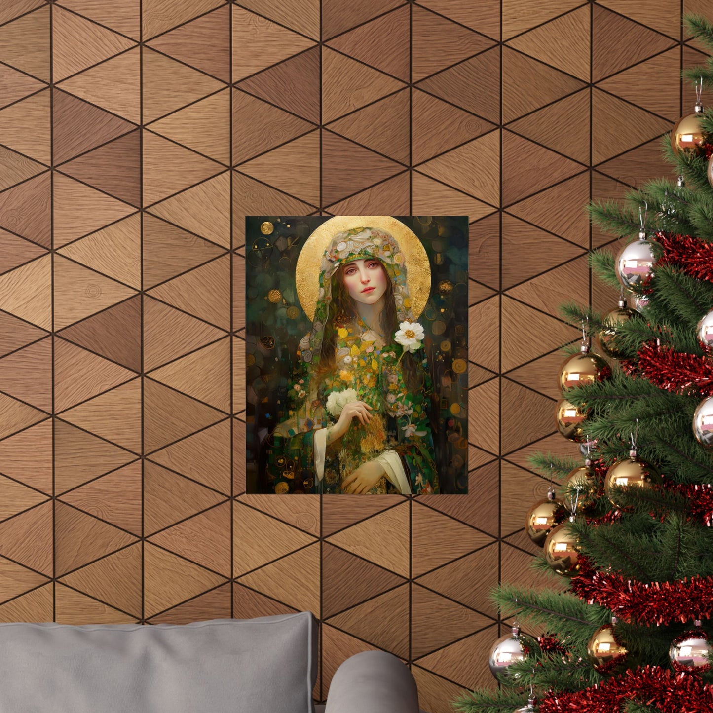 Saint Regina - Sanctified Souls Print - Multiple Sizes - Premium Matte Vertical Posters