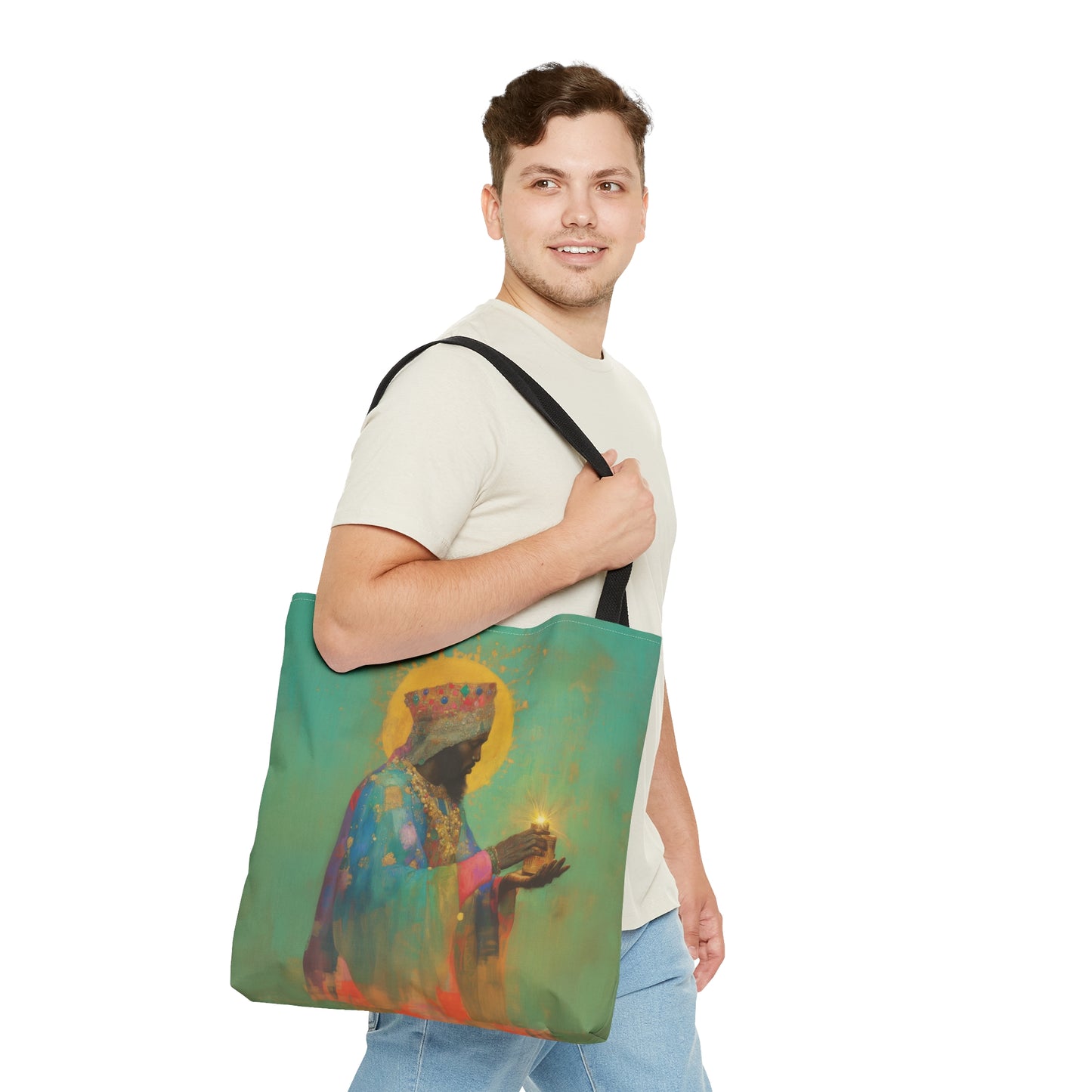 Balthazar and the Gift of Foretold Sorrow - 3 Wise Men - Tote Bag - Large Medium Small Faith Art Bag - Re usable Tote Purse - Double Sided