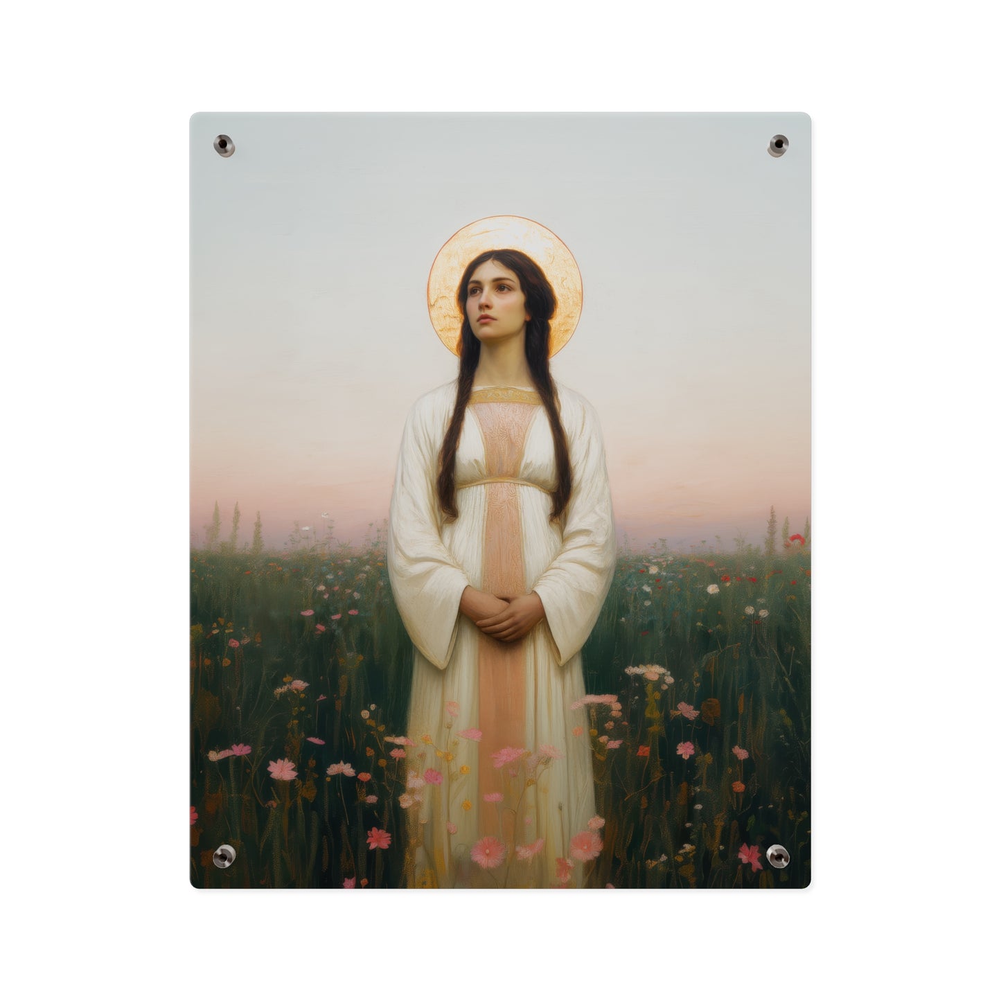 Saint Sabina Wall Art Panel - Ready to Hang Acrylic Print - Catholic Saint Art - Patron Saint Print - No Frame needed